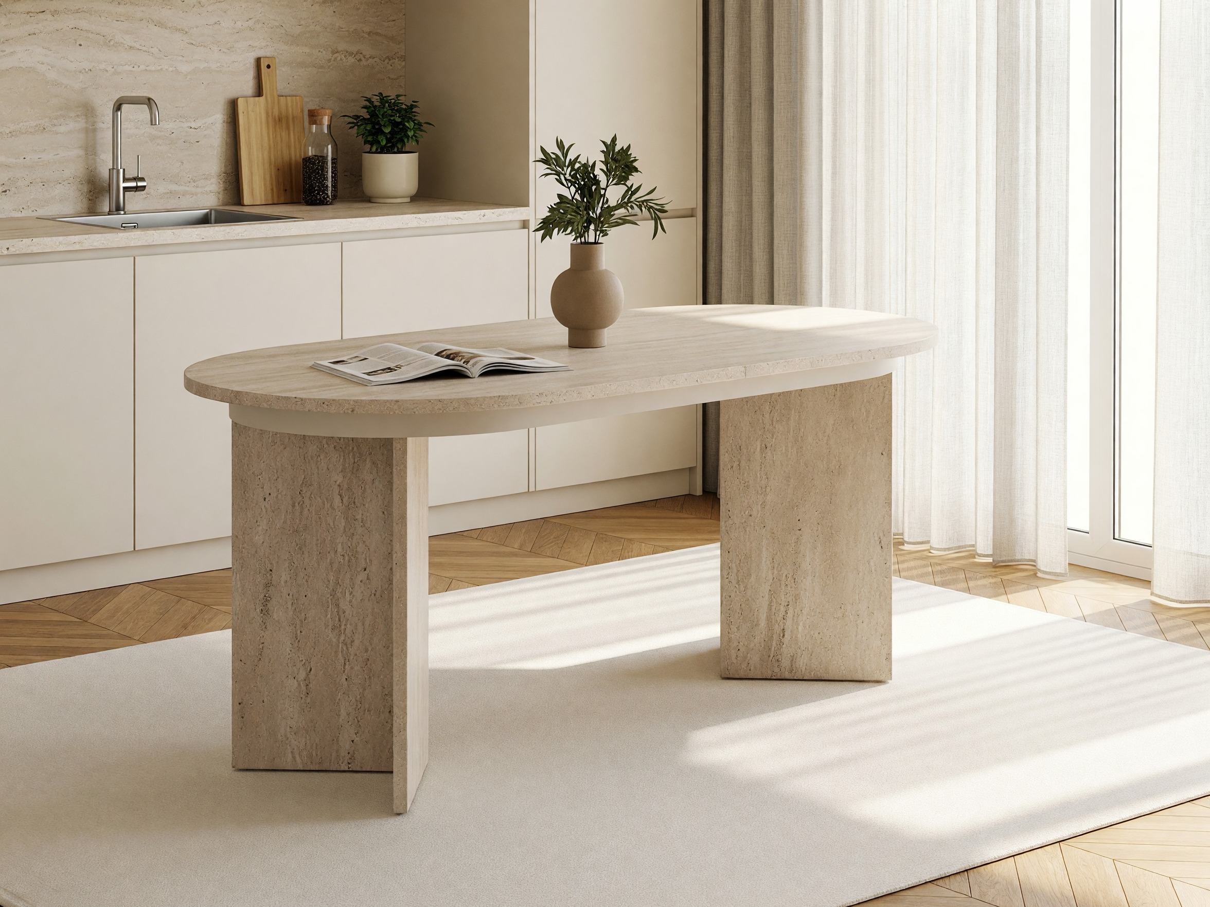 Stol Novato 146 (Svijetla Travertine)