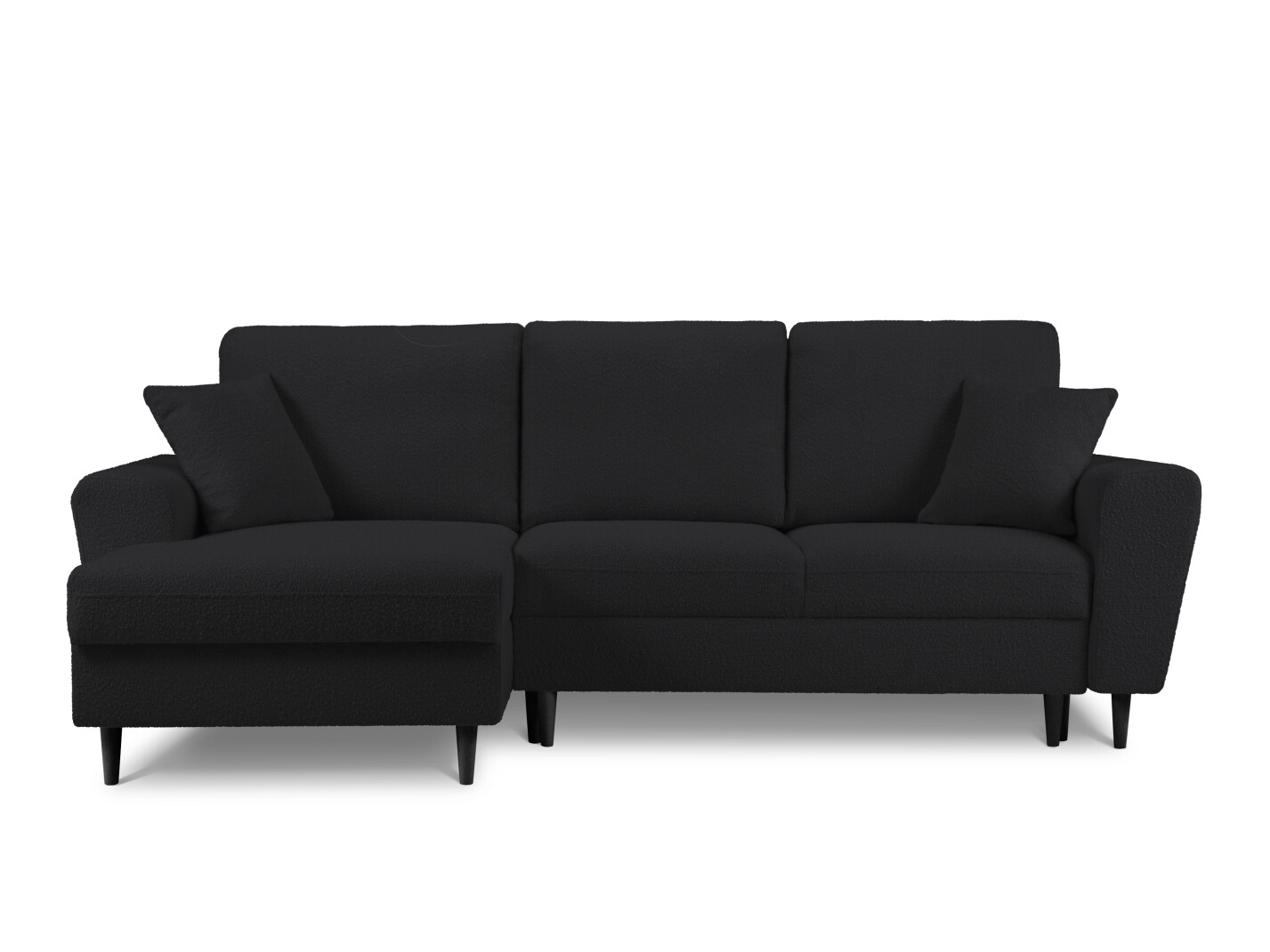 Kutna garnitura Lomveso 110 (Asdječji krevetić Crna)