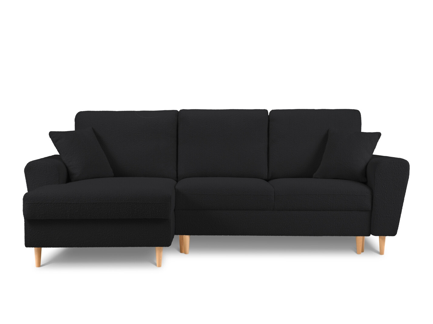 Kutna garnitura Lomveso 110 (Asdječji krevetić Crna)