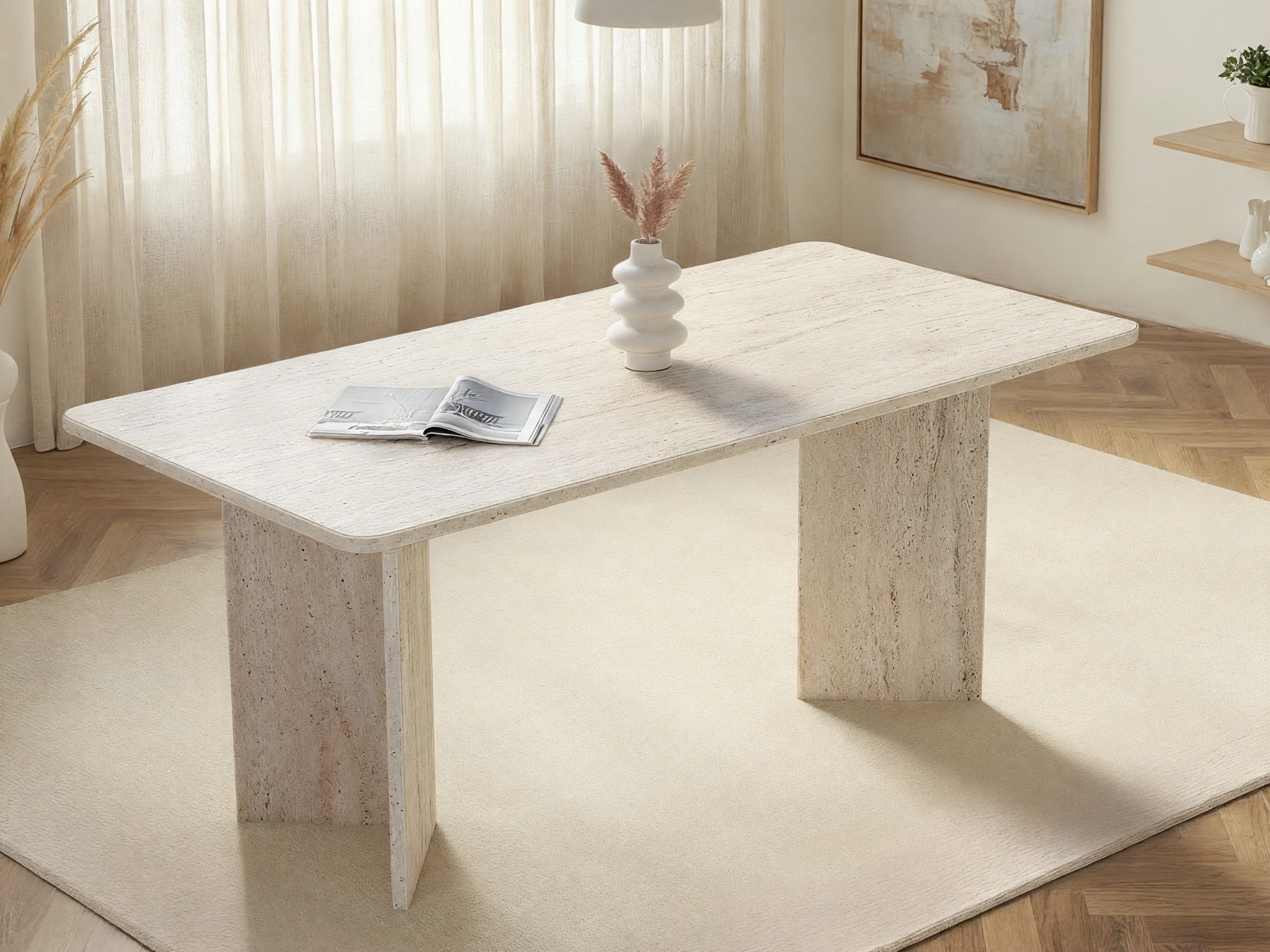 Stol Novato 150 (Svijetla Travertine)