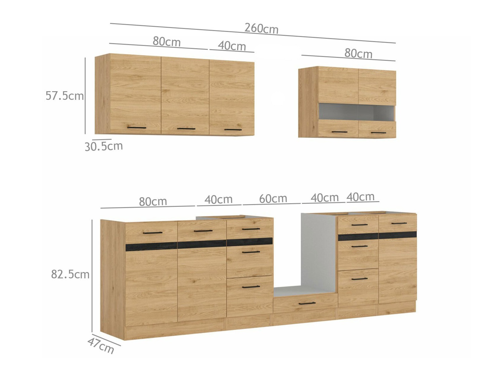 Modularan kuhinjski set Berna 120