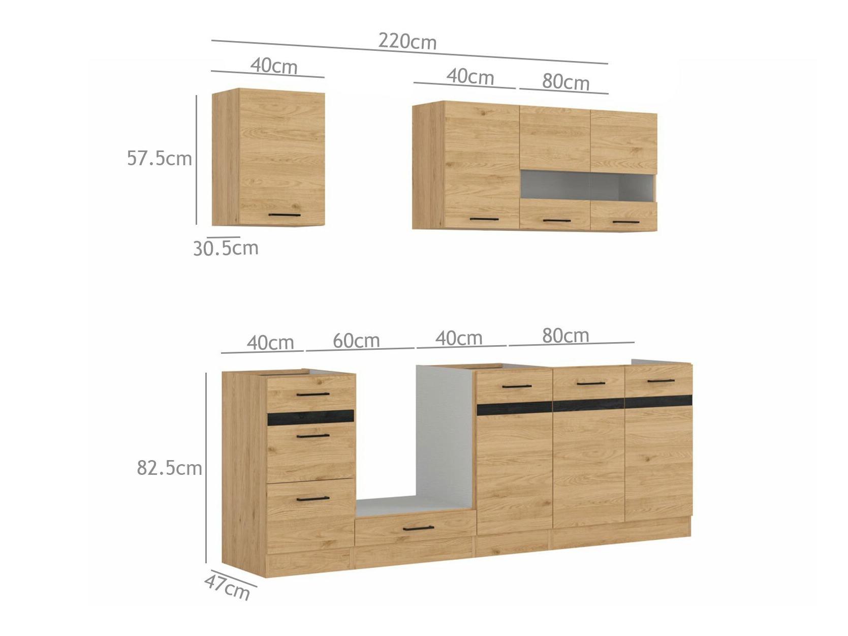 Modularan kuhinjski set Berna 121