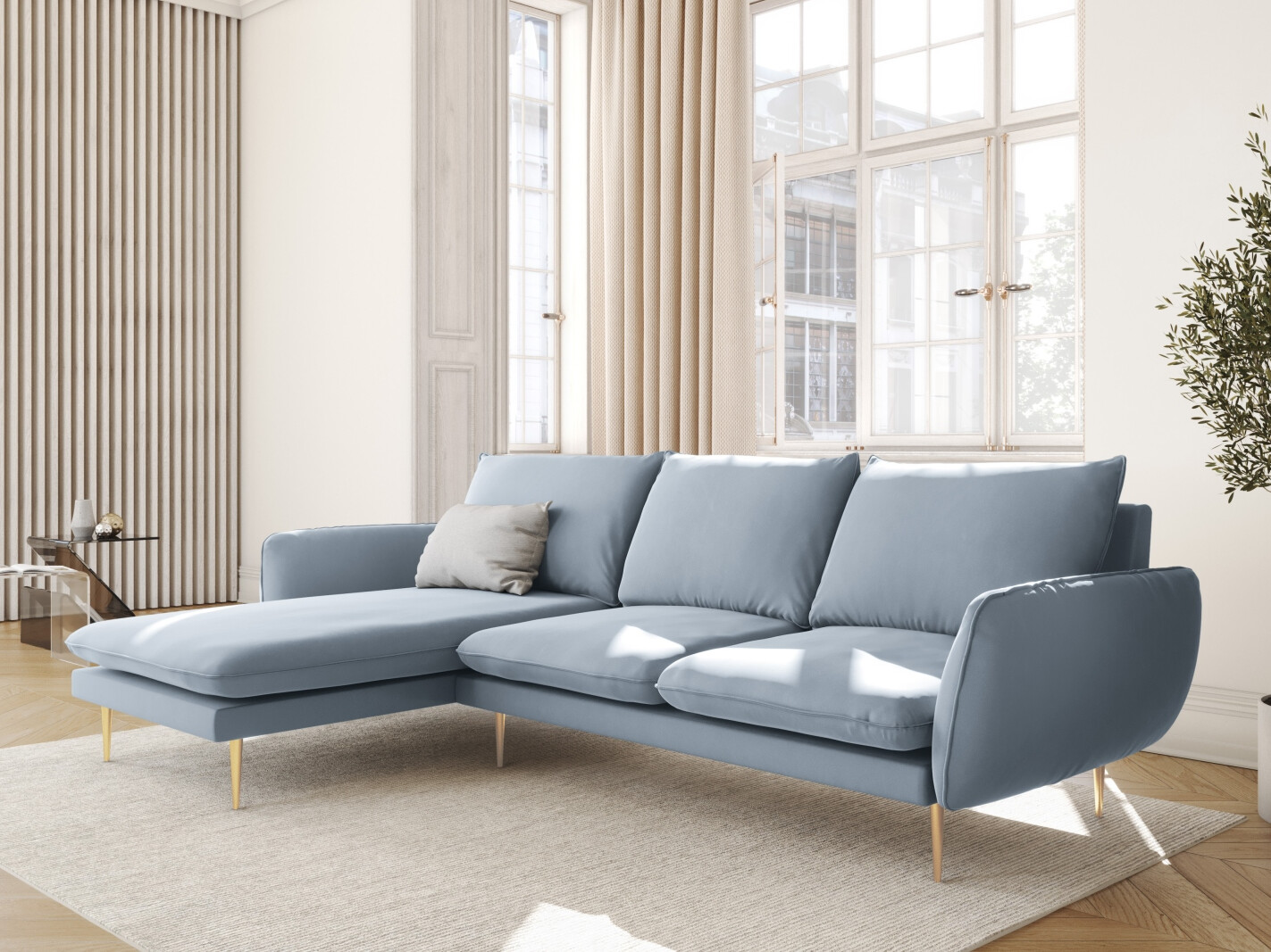 Kutna garnitura Ferlevi 113 (Bluvel 06)