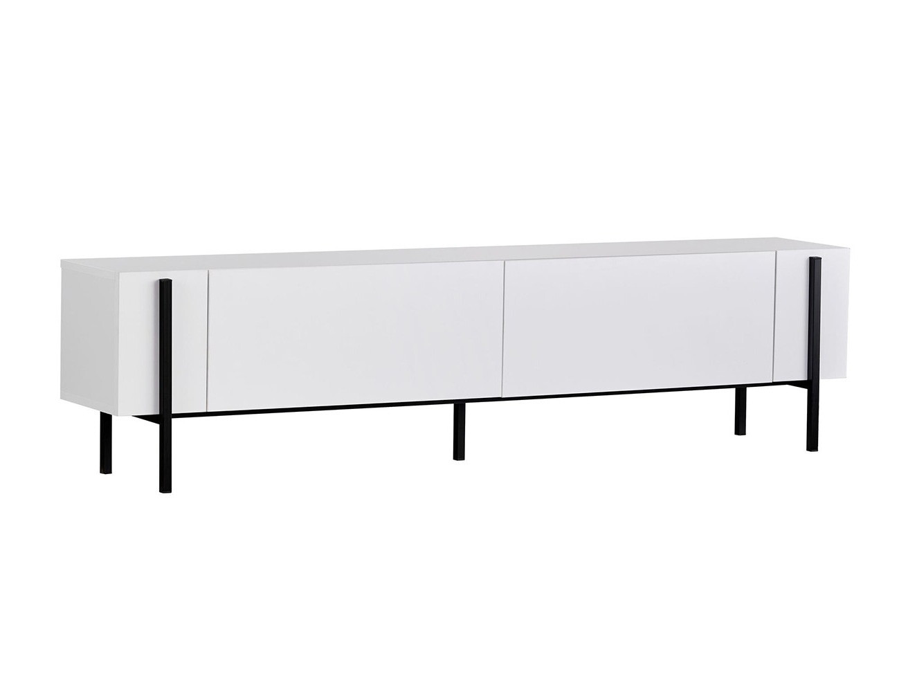 TV stol Novato 154 (Bijela + Crna)
