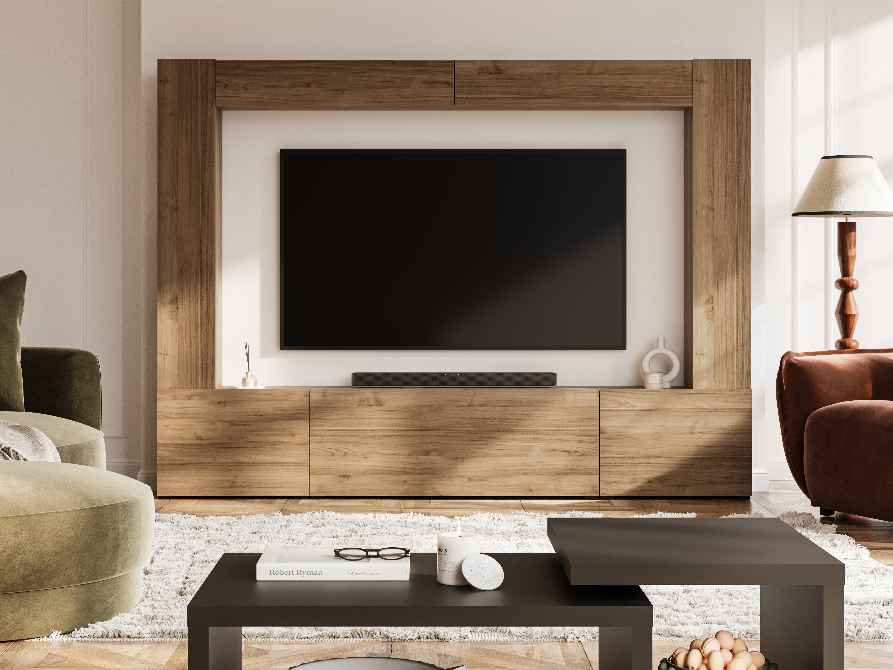 Set za dnevni boravak Austin 392 (Orah)