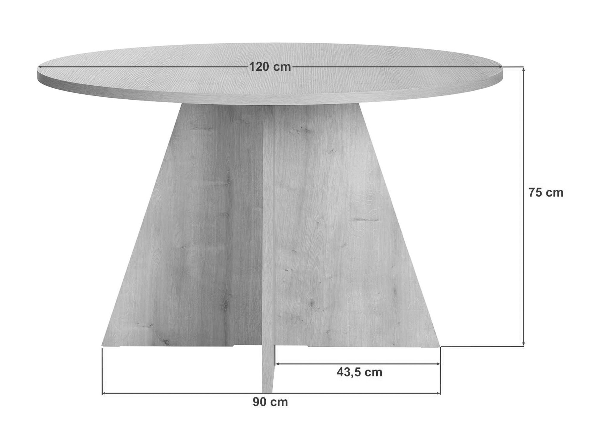 Stol Novato 134 (Svijetla Travertine + Orah)