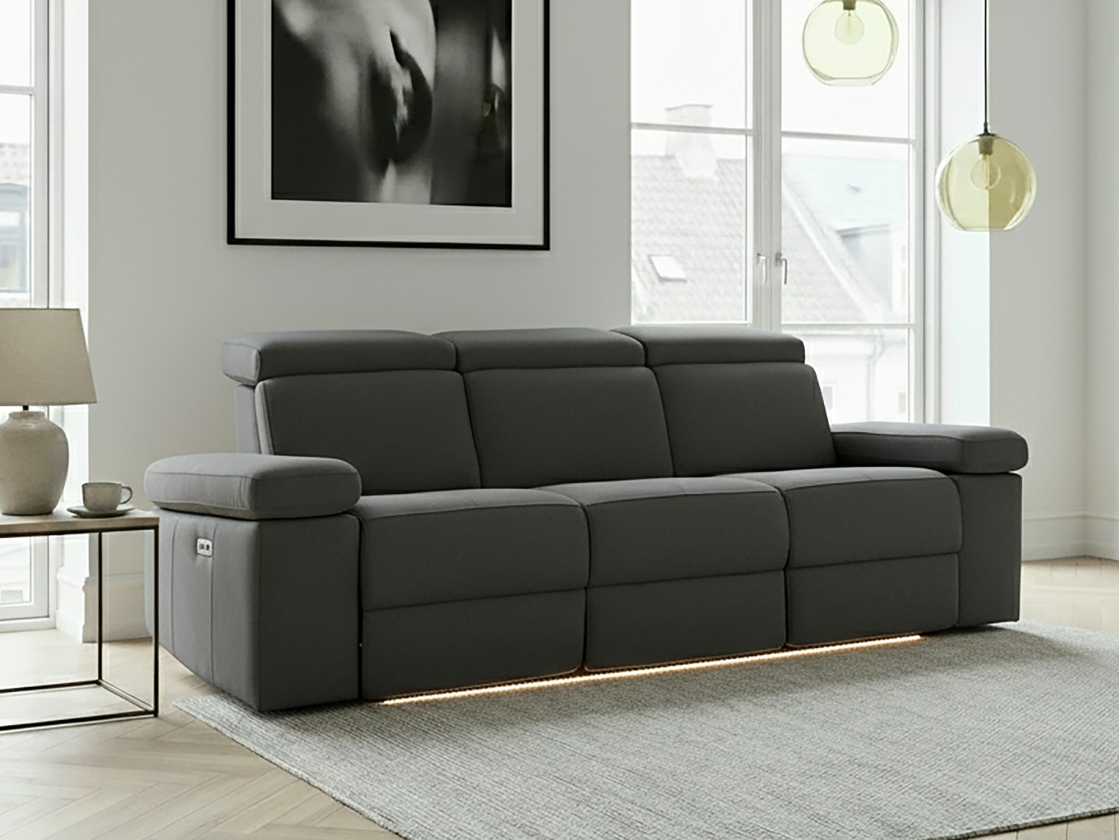 Podesivi kauč Denton 715 (Antracit)