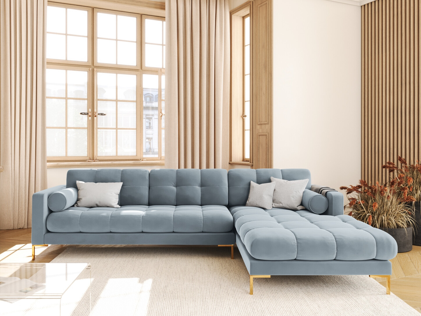 Kutna garnitura Calelbe 115 (Bluvel 06)