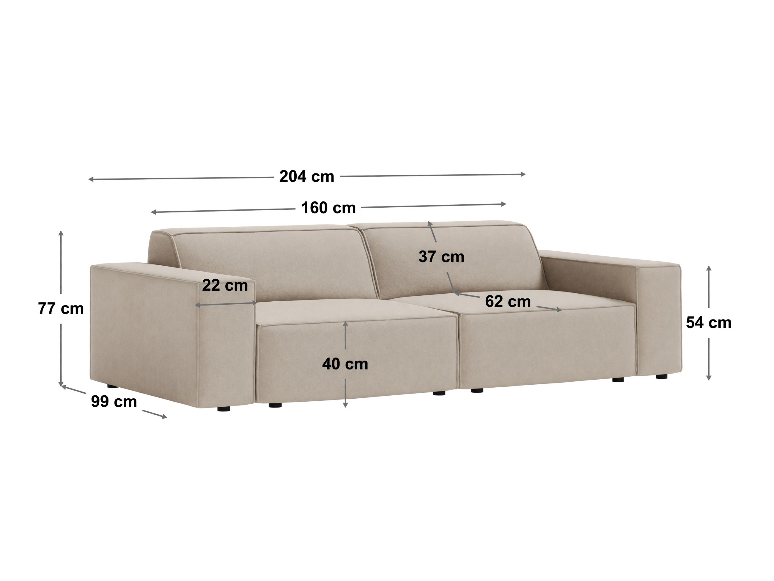 Modularan kauč Lomcalu 132 (Venus 2923)