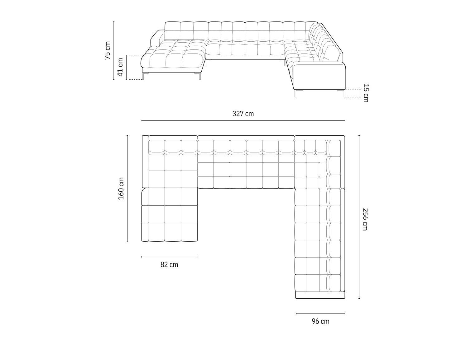 Kutna garnitura Calelbe 119 (Bluvel 06)
