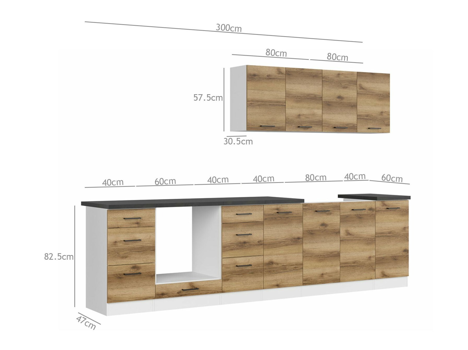 Modularan kuhinjski set Dela 116