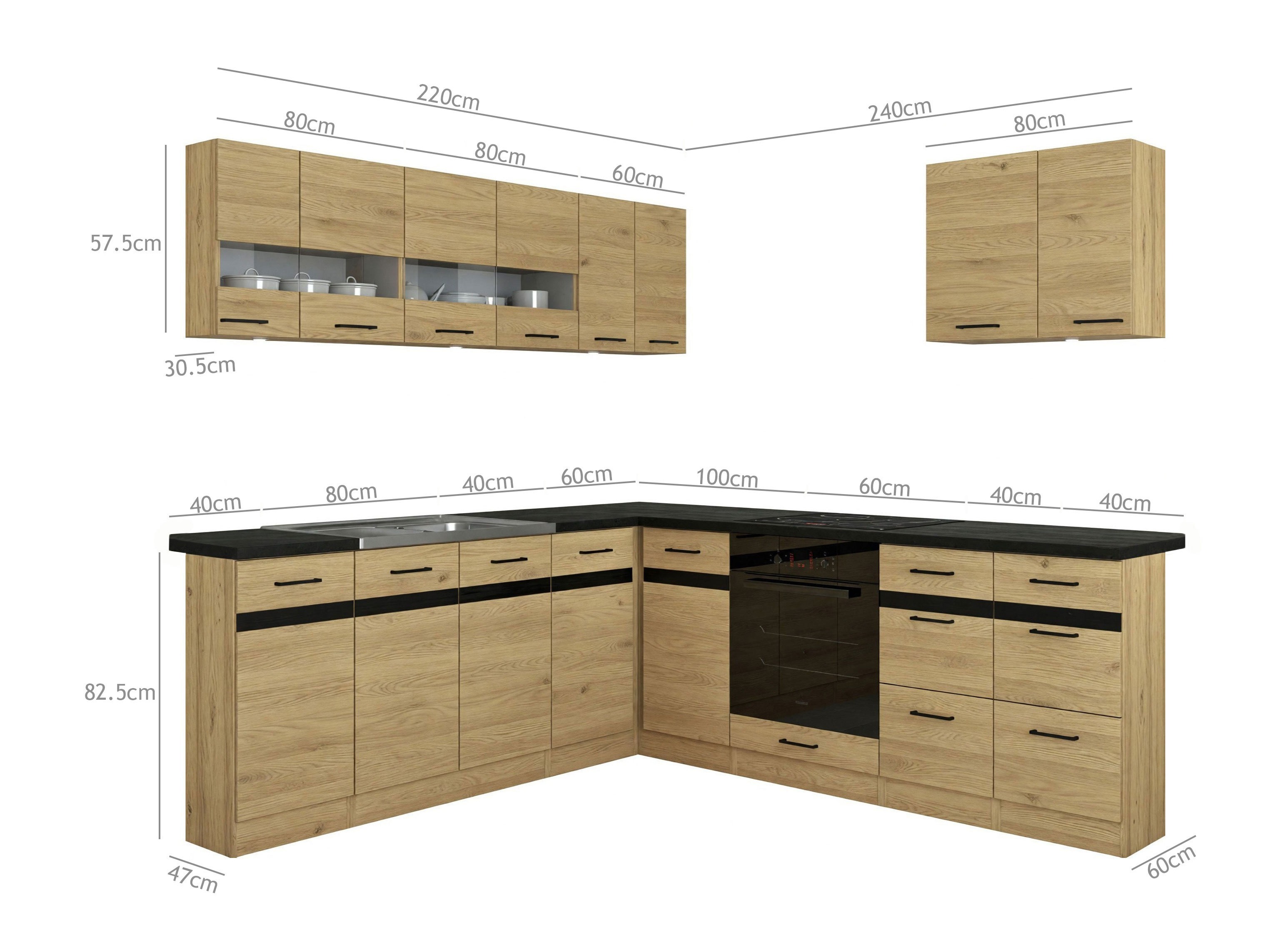 Modularan kuhinjski set Dela 119