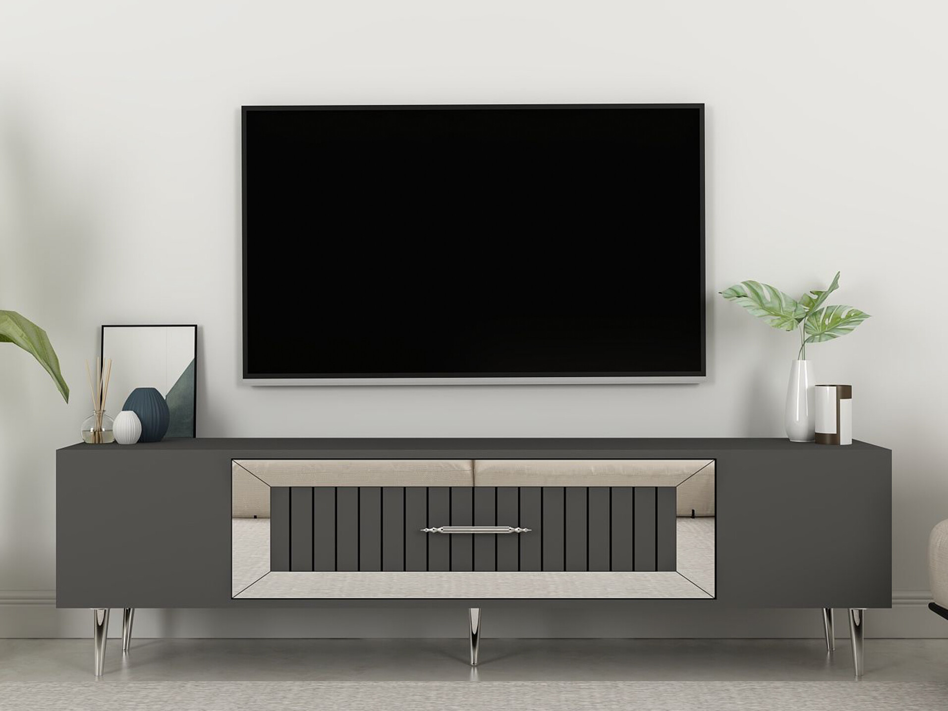 TV stol Asheboro 208 (Antracit)