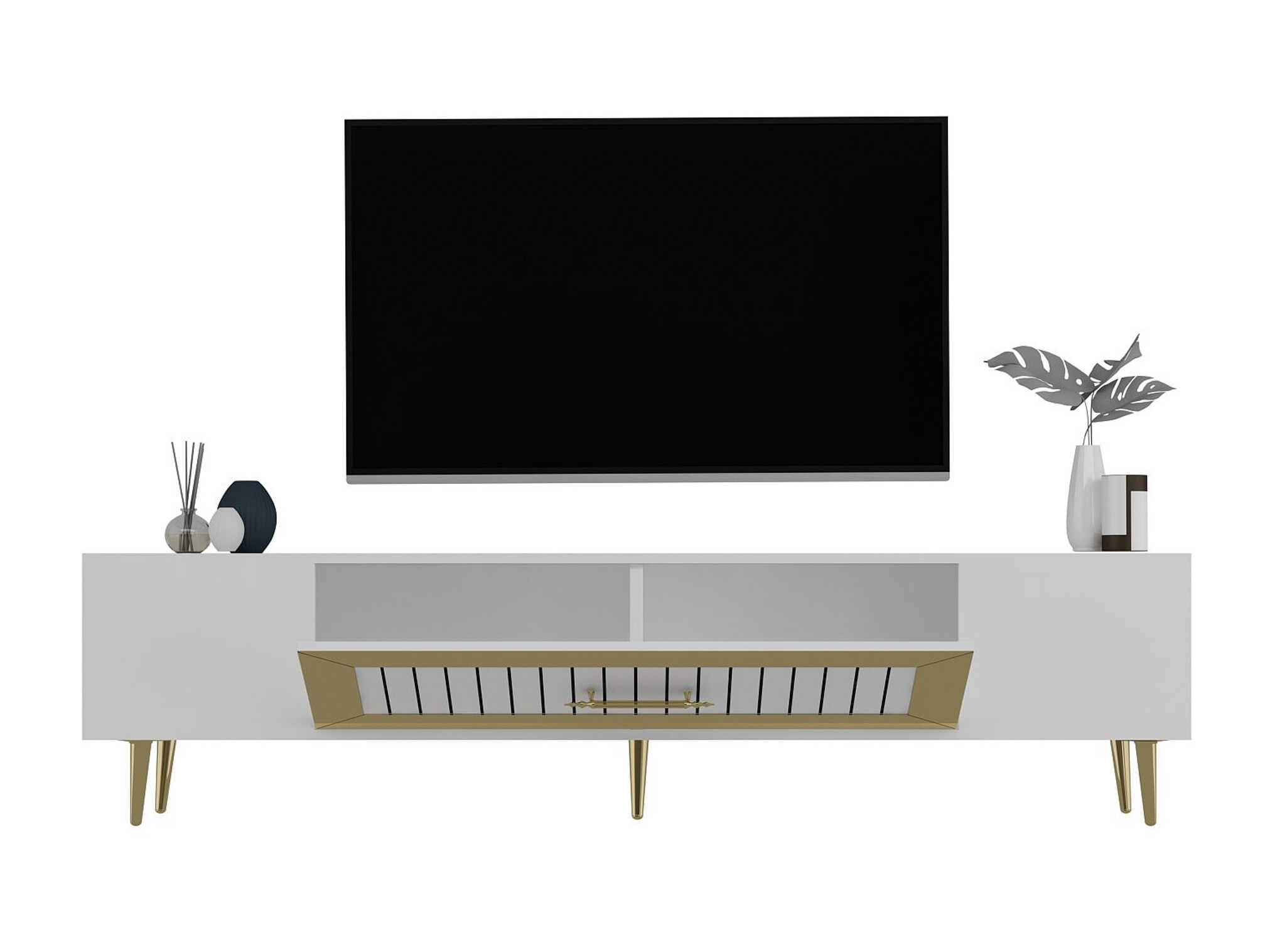 TV stol Asheboro 208 (Bijela)