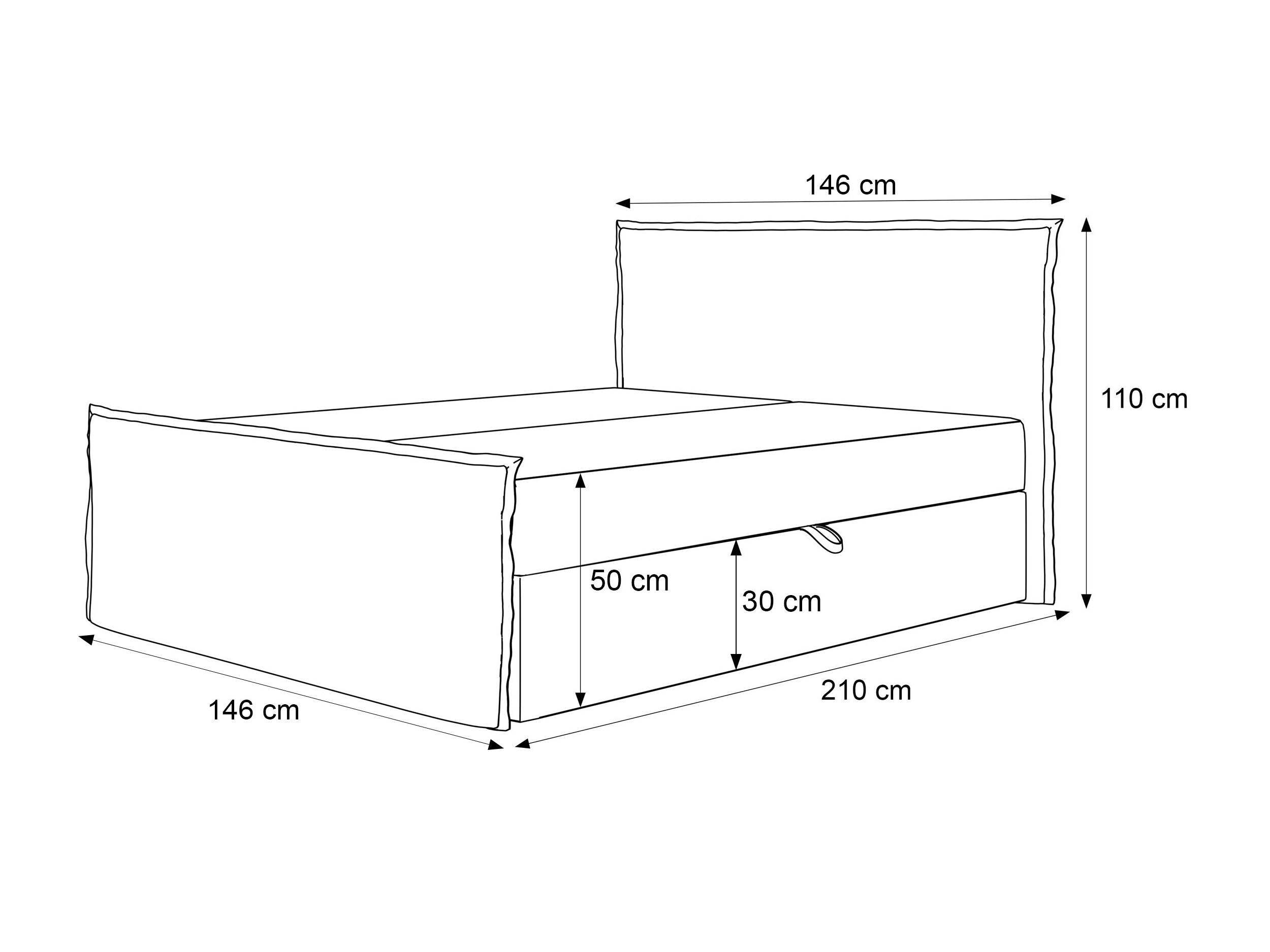 Boxspring krevet Martinez 122 (Moly 70)