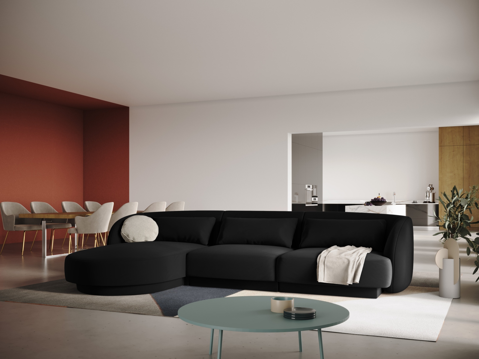 Kutna garnitura Feltoro 104 (Bluvel 19)