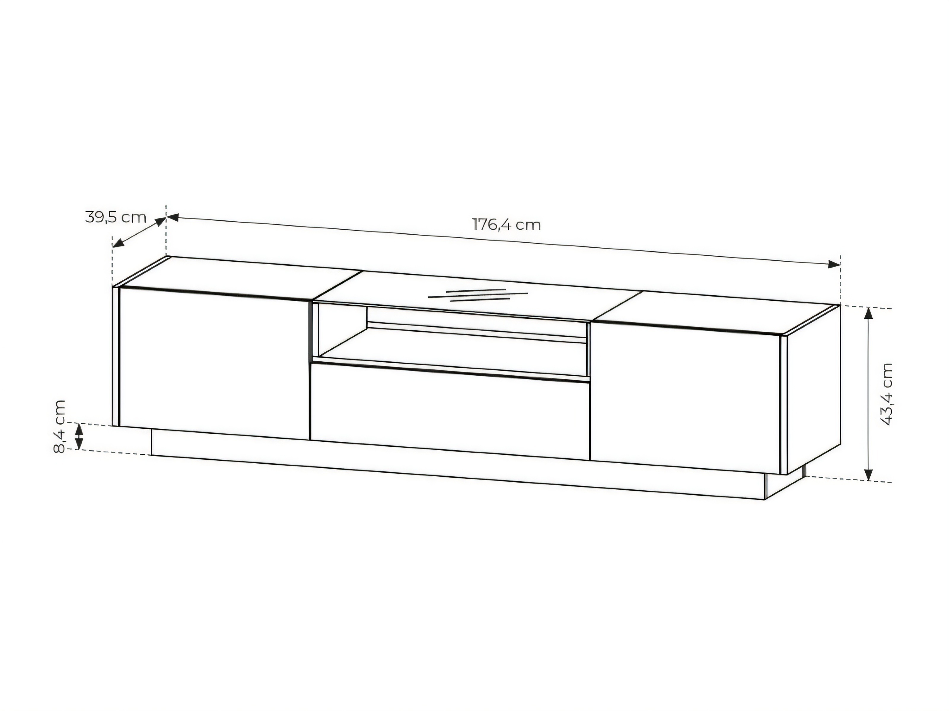 TV stol Salmeli 102 (Cappuccino)