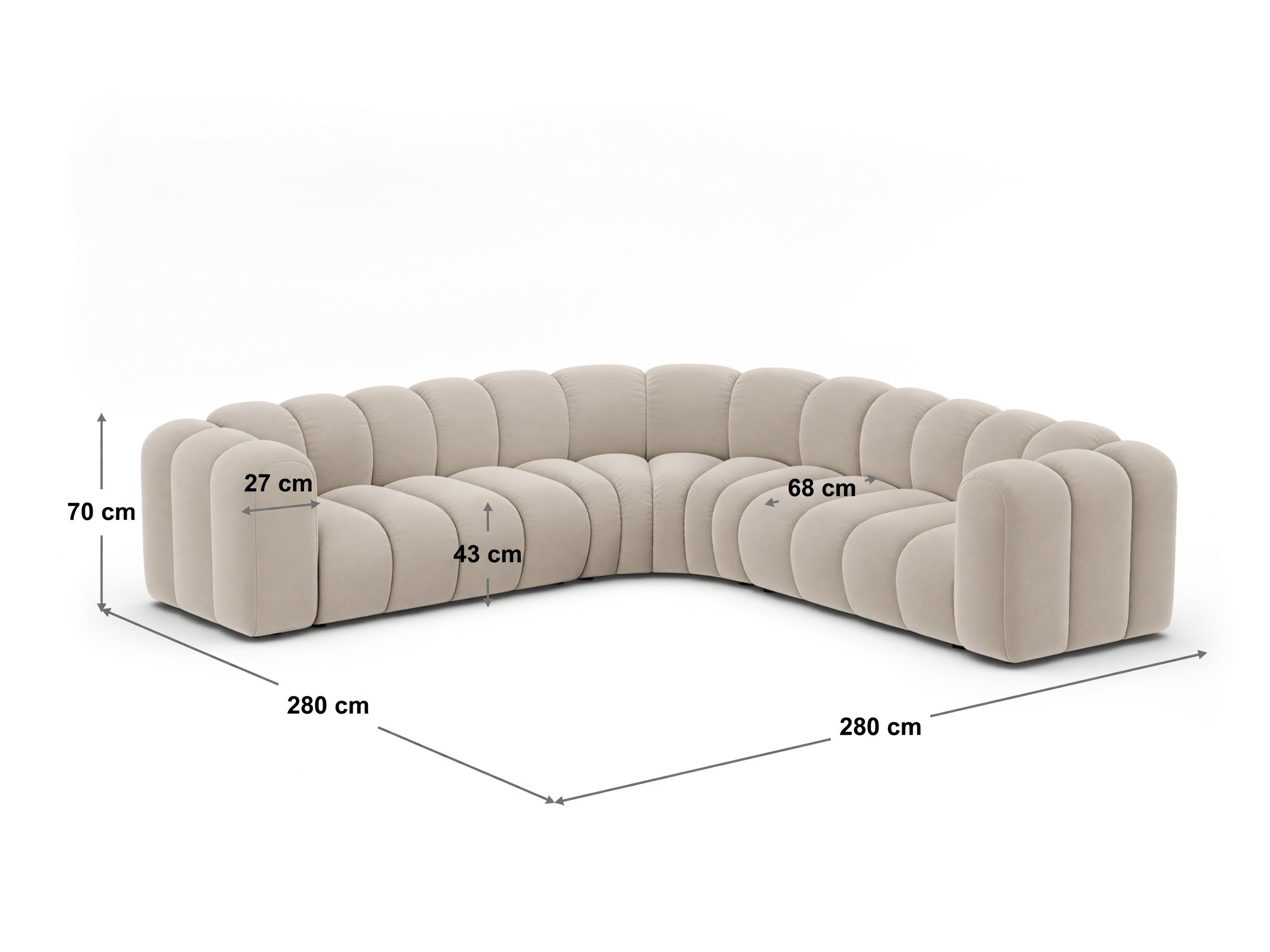 Modularna kutna garnitura Cirleve 121 (Eden 18)