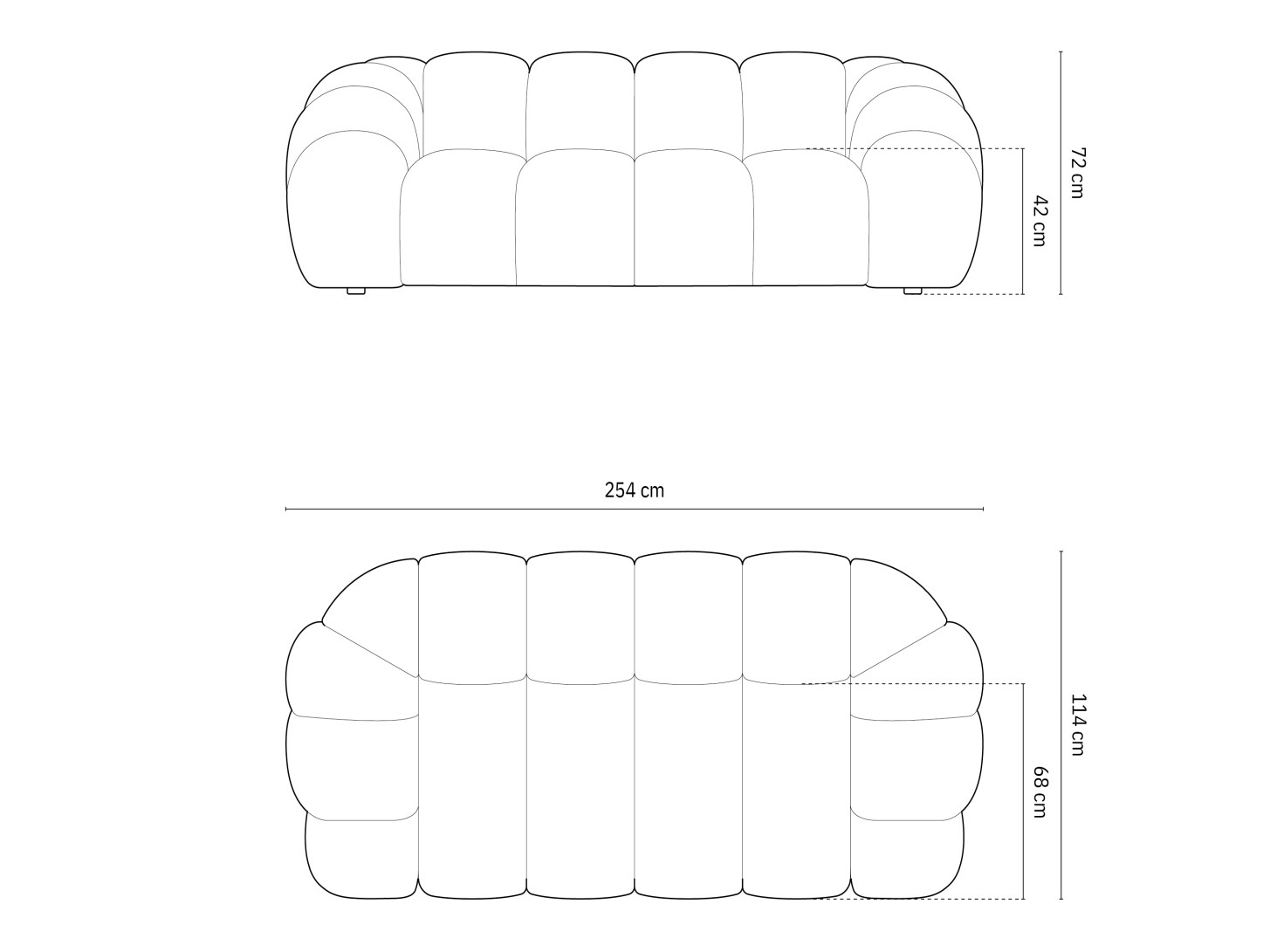 Kauč Cirnolu 101 (Bubble 10)