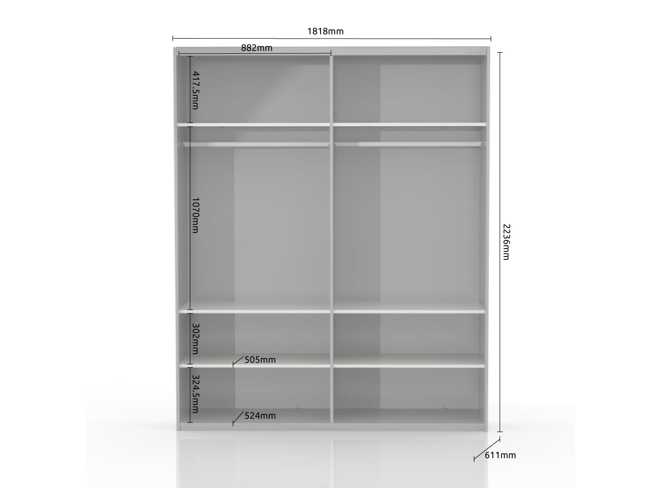 Ormar Tetalo 113 (Bijela)