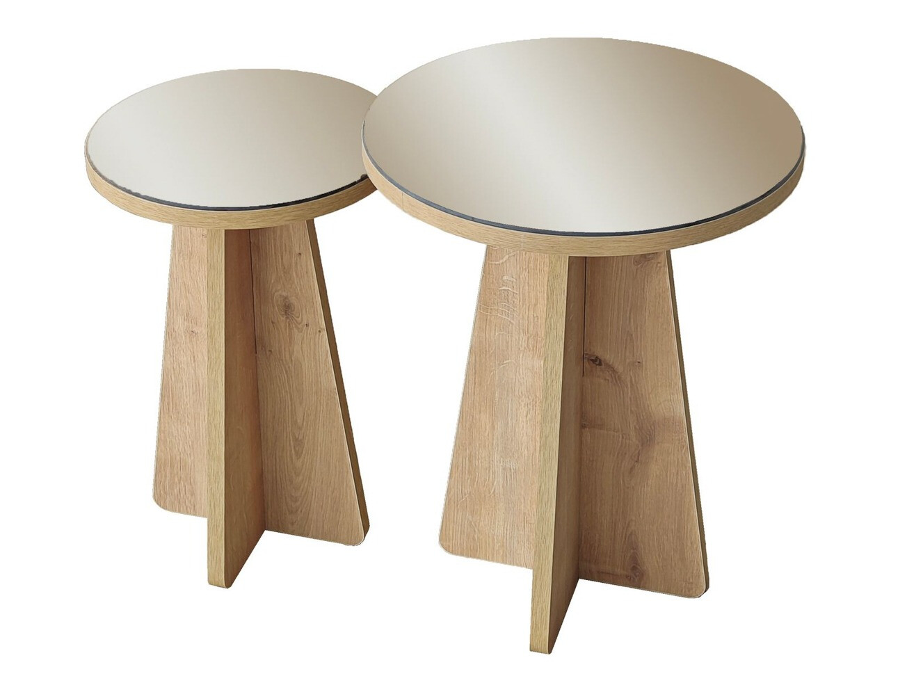 Set pomoćnih stolića Kailua 2821 (Hrast)