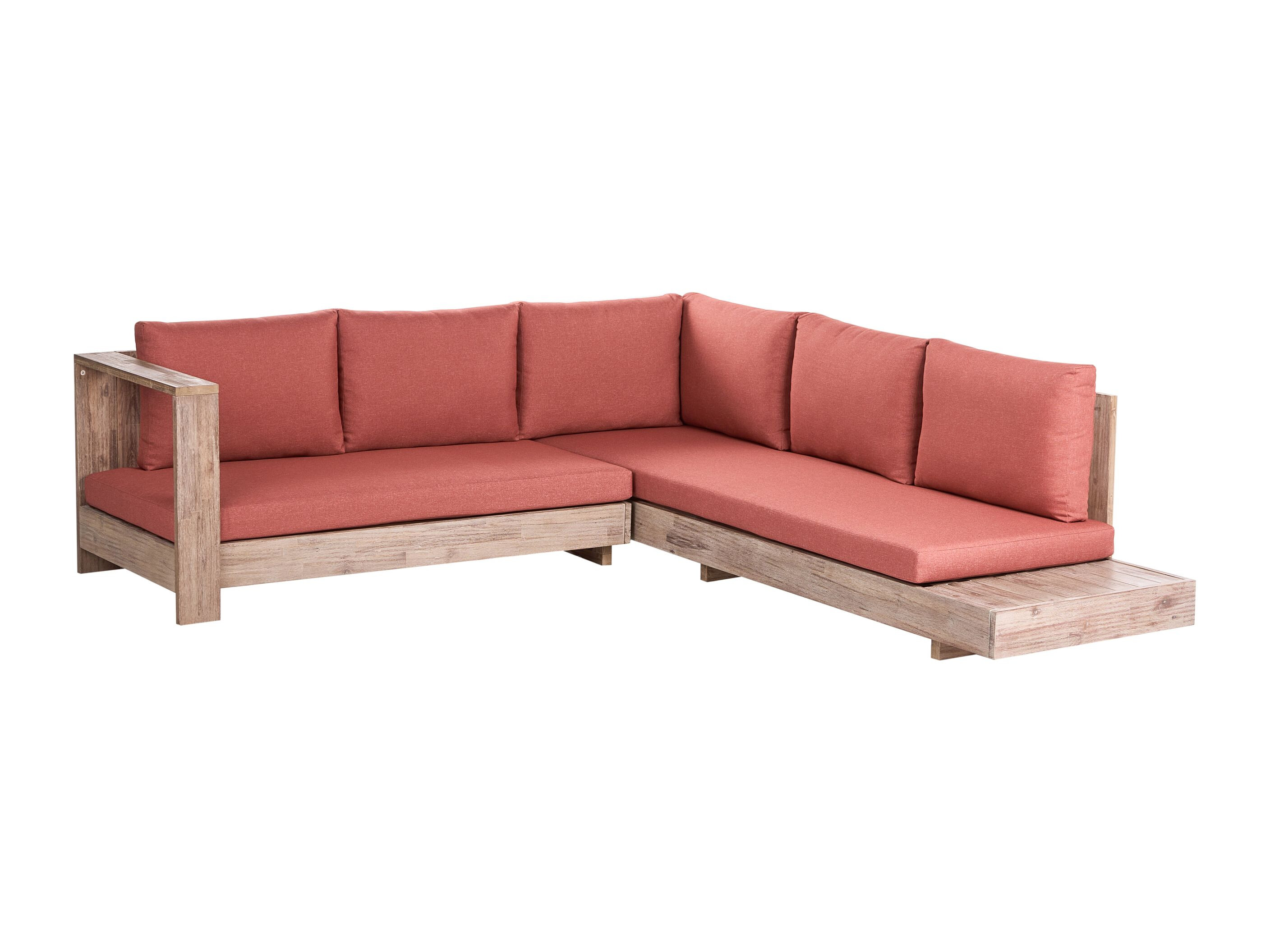Vrtna sofa Berwyn 2548 (Crvena + Bagrem)