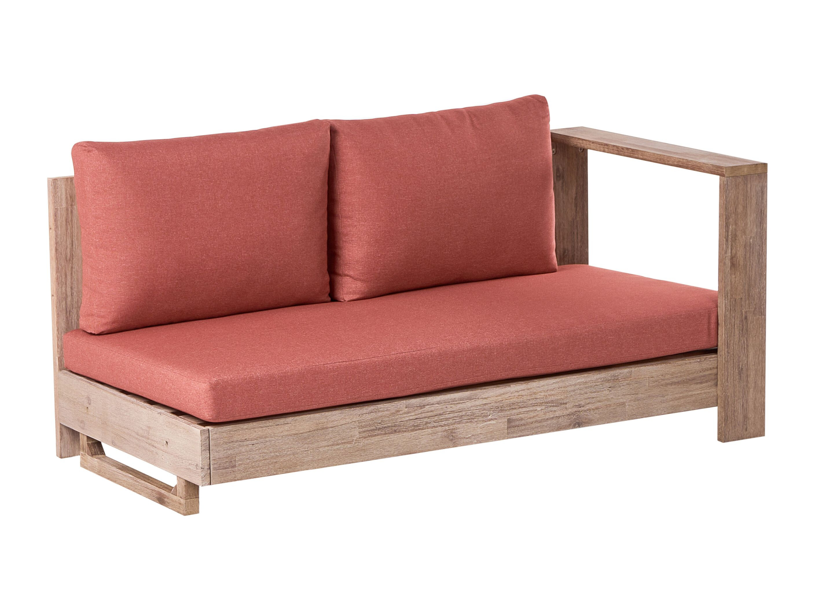 Vrtna sofa Berwyn 2548 (Crvena + Bagrem)