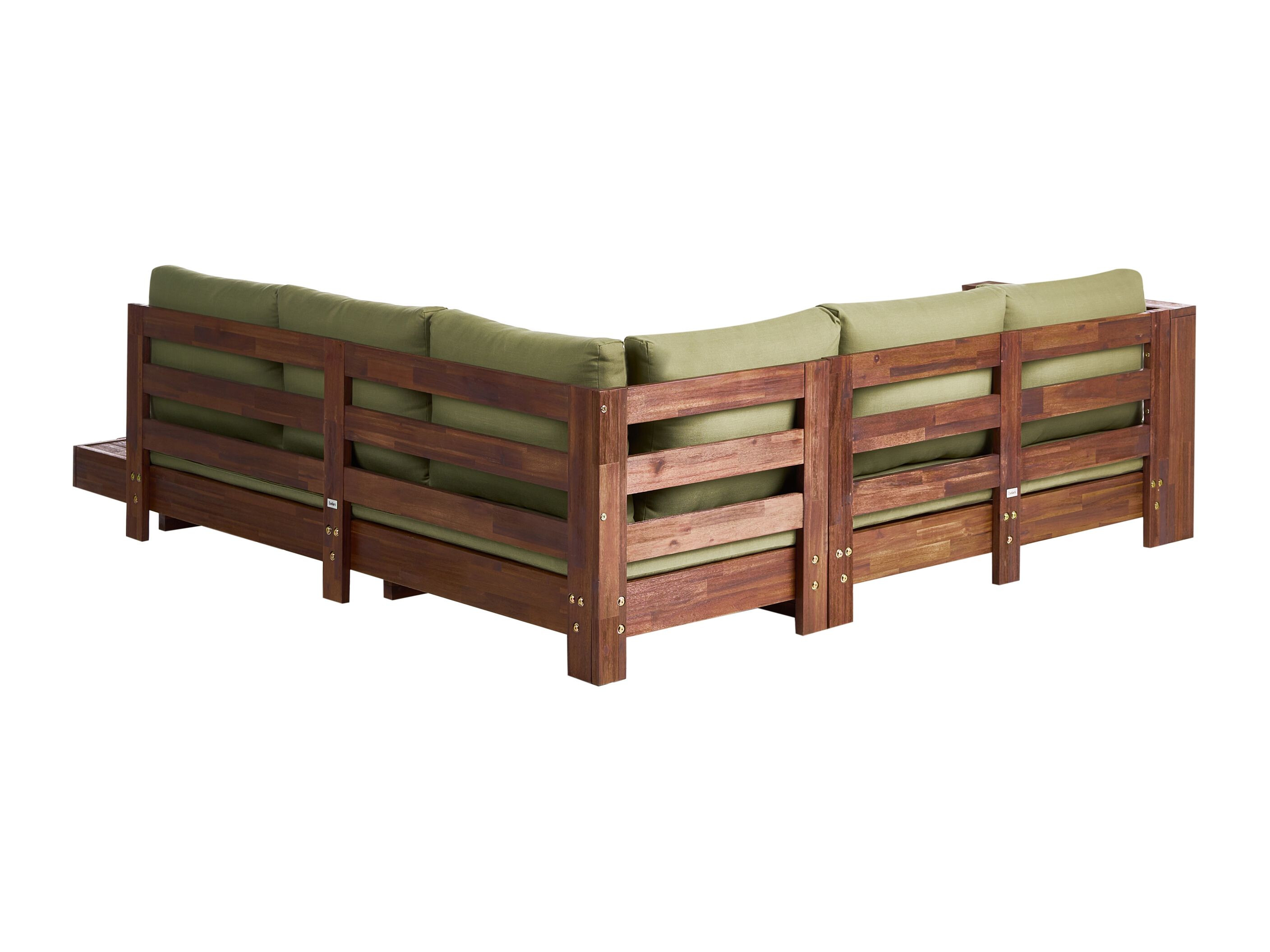 Vrtna sofa Berwyn 2548 (Zelena + Bagrem)