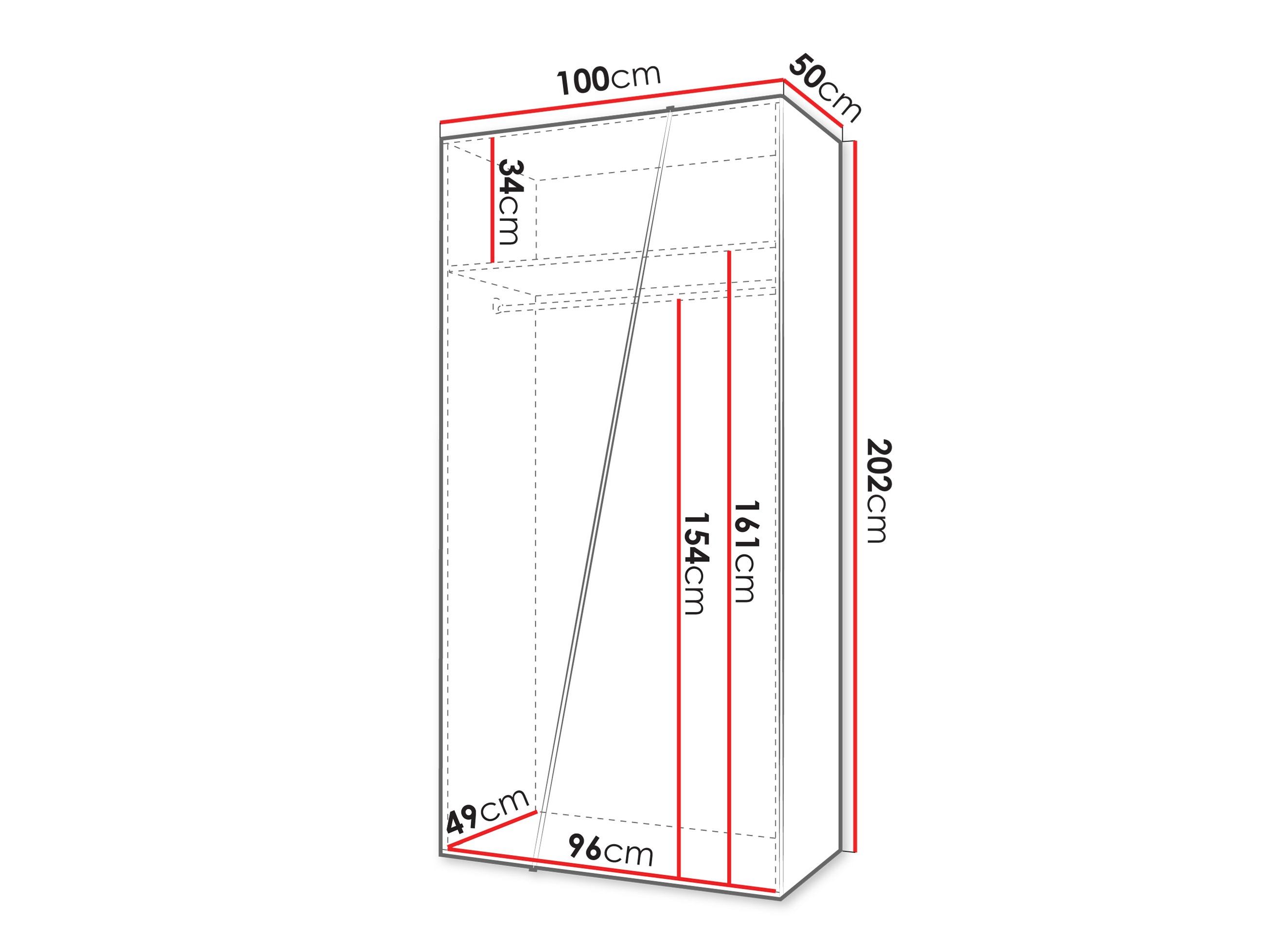Ormar Hartford 639 (Crna)