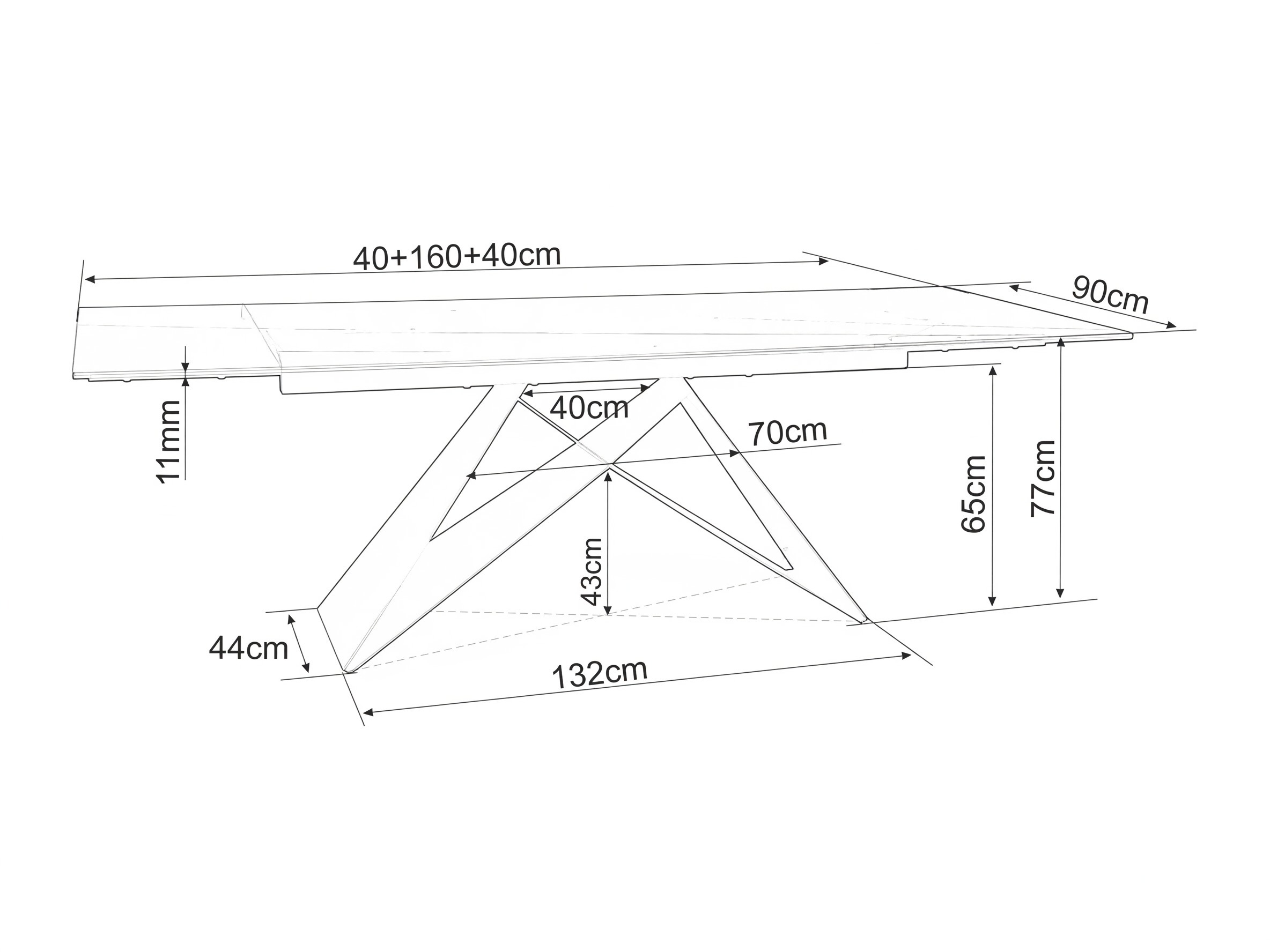 Stol Detroit 980