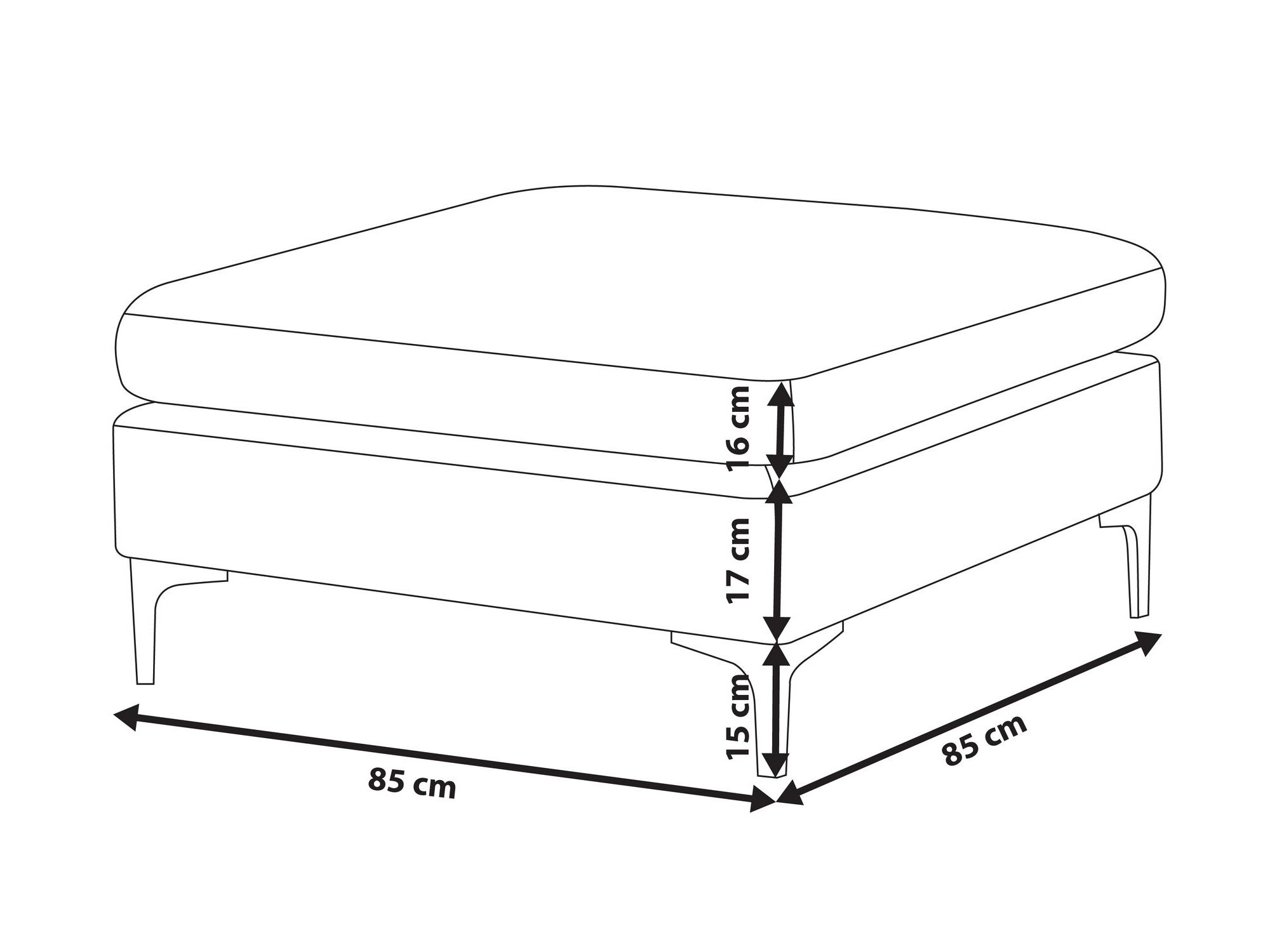 Tabure Dorleve 101 (Siva)