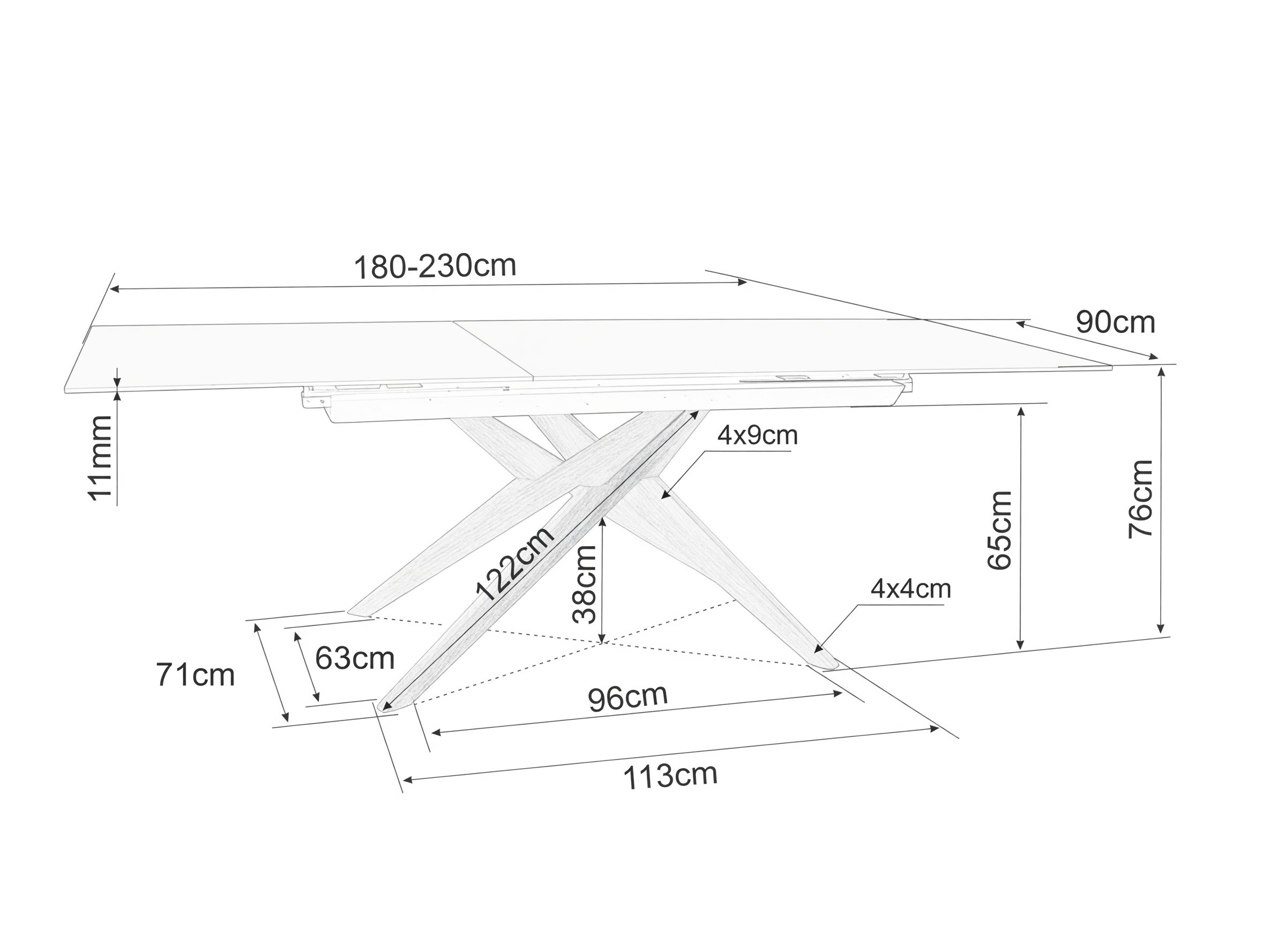 Stol Detroit 995