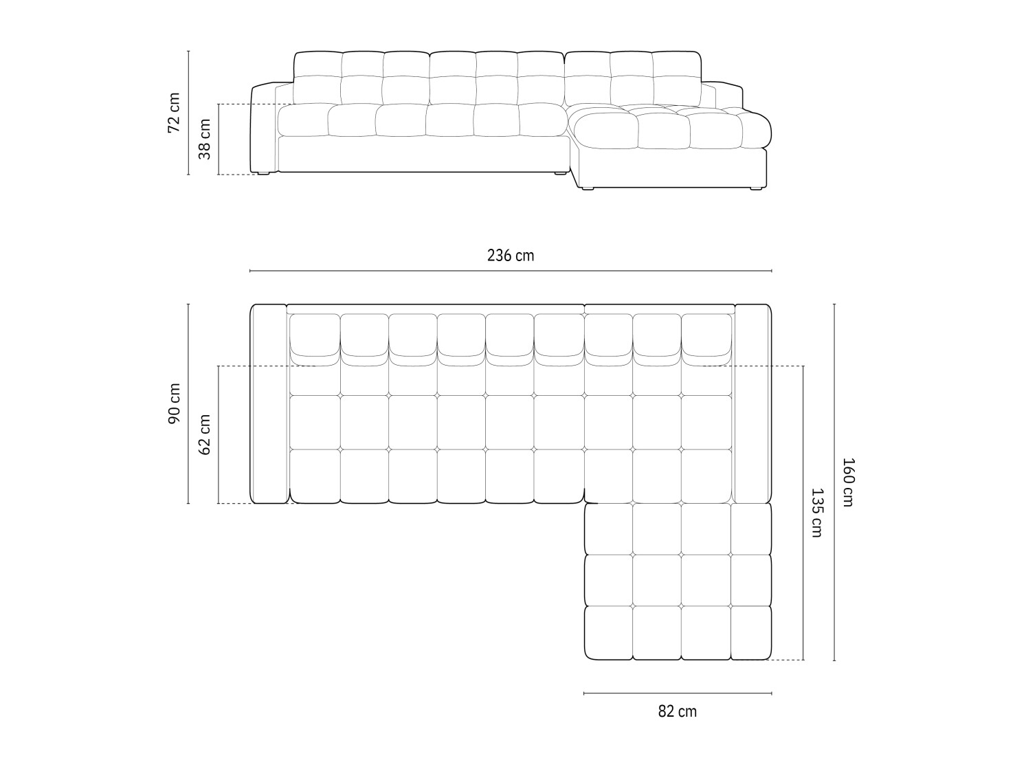 Kutna garnitura Vesmele 110 (Bluvel 22)