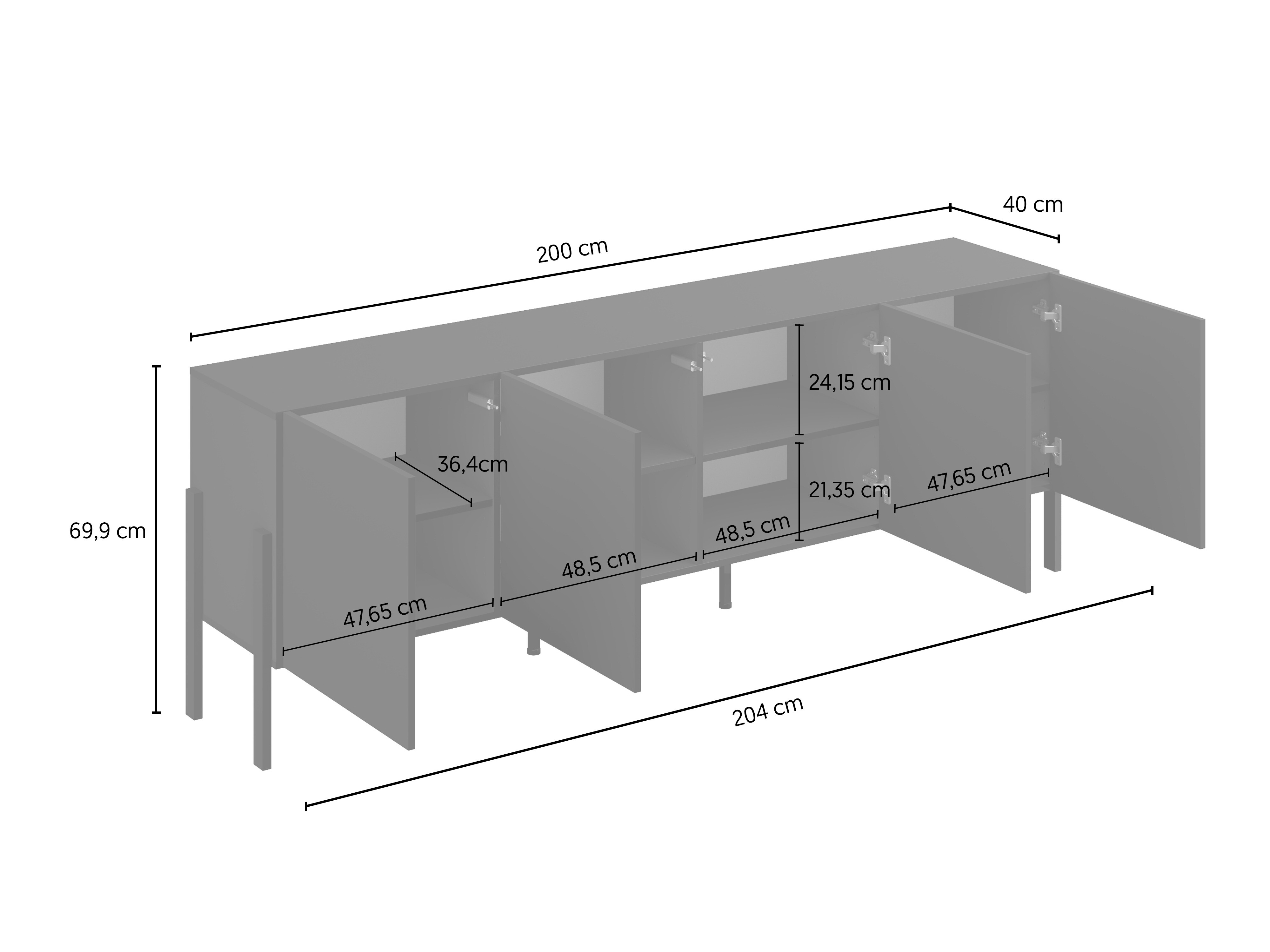 Set za dnevni boravak Etsore 105 (Crna)