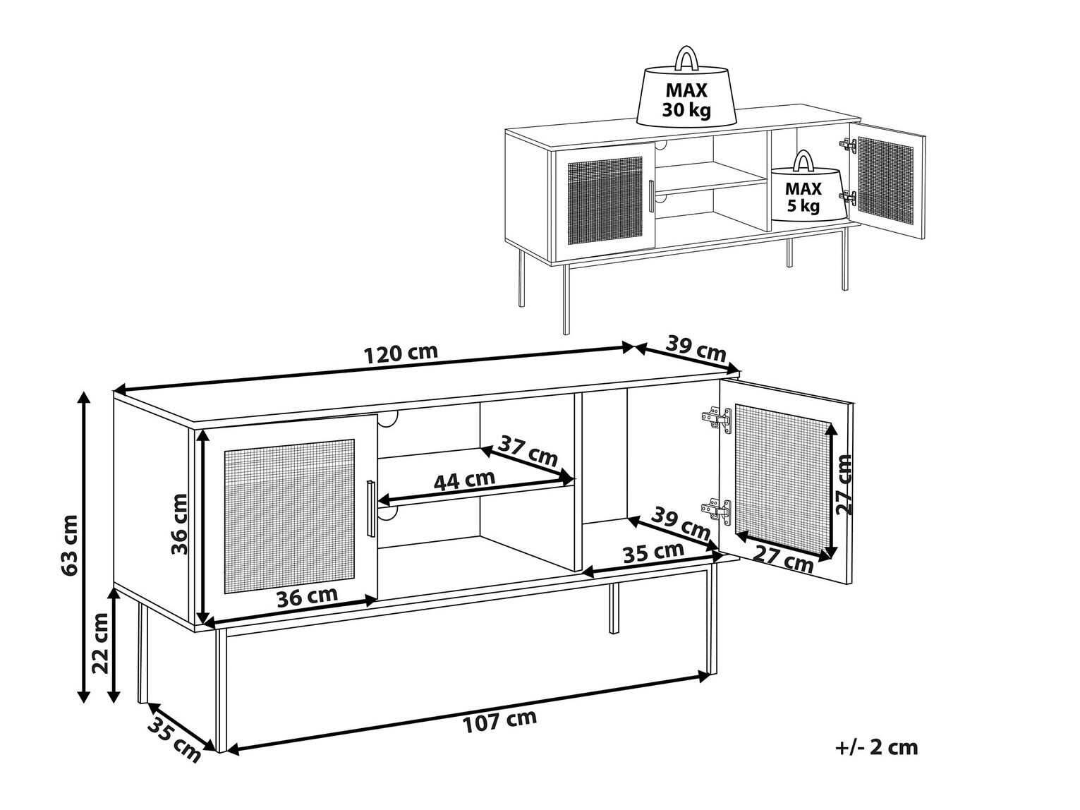 TV stol SC10900