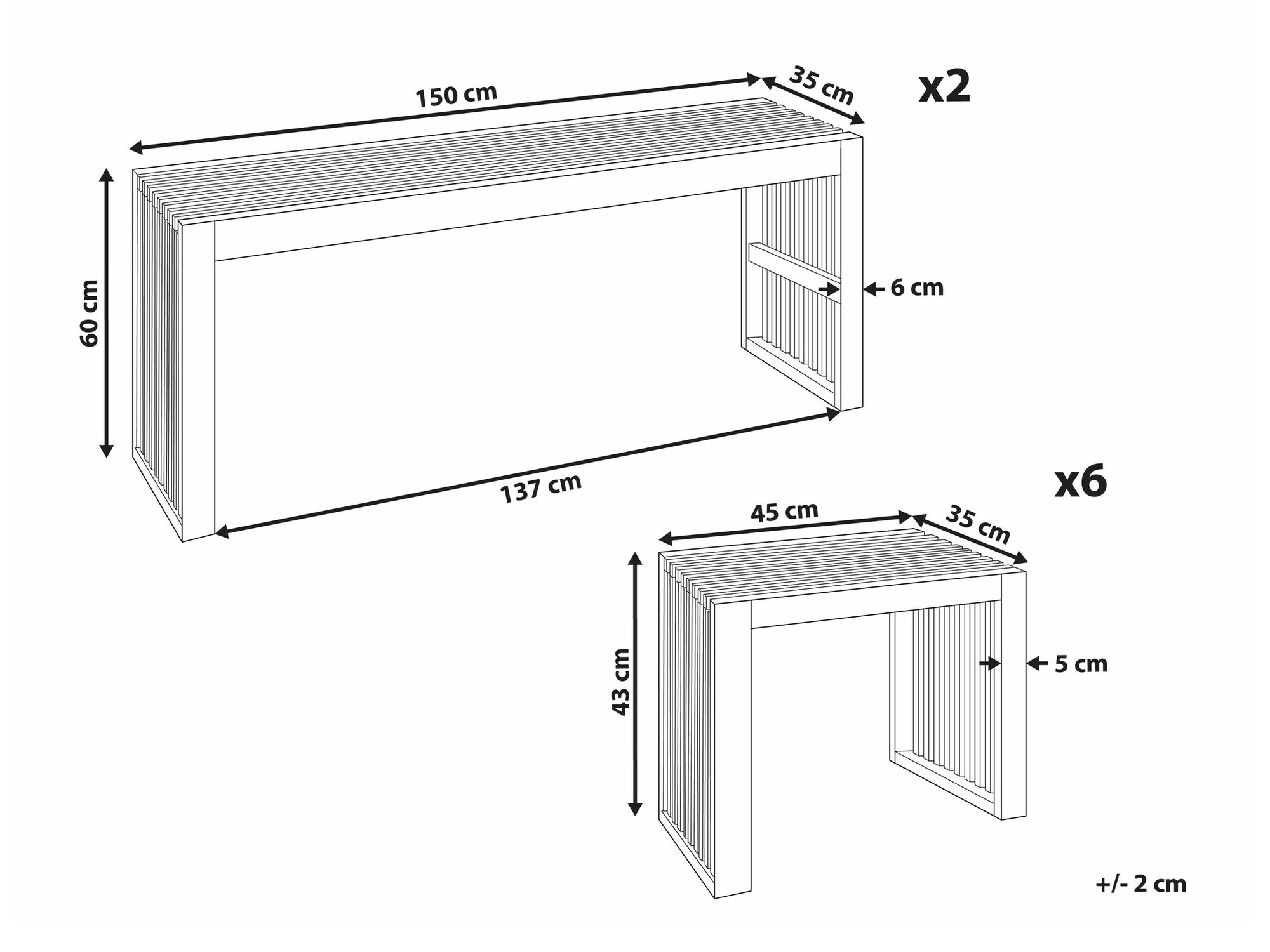 Set stola i stolica SC10935