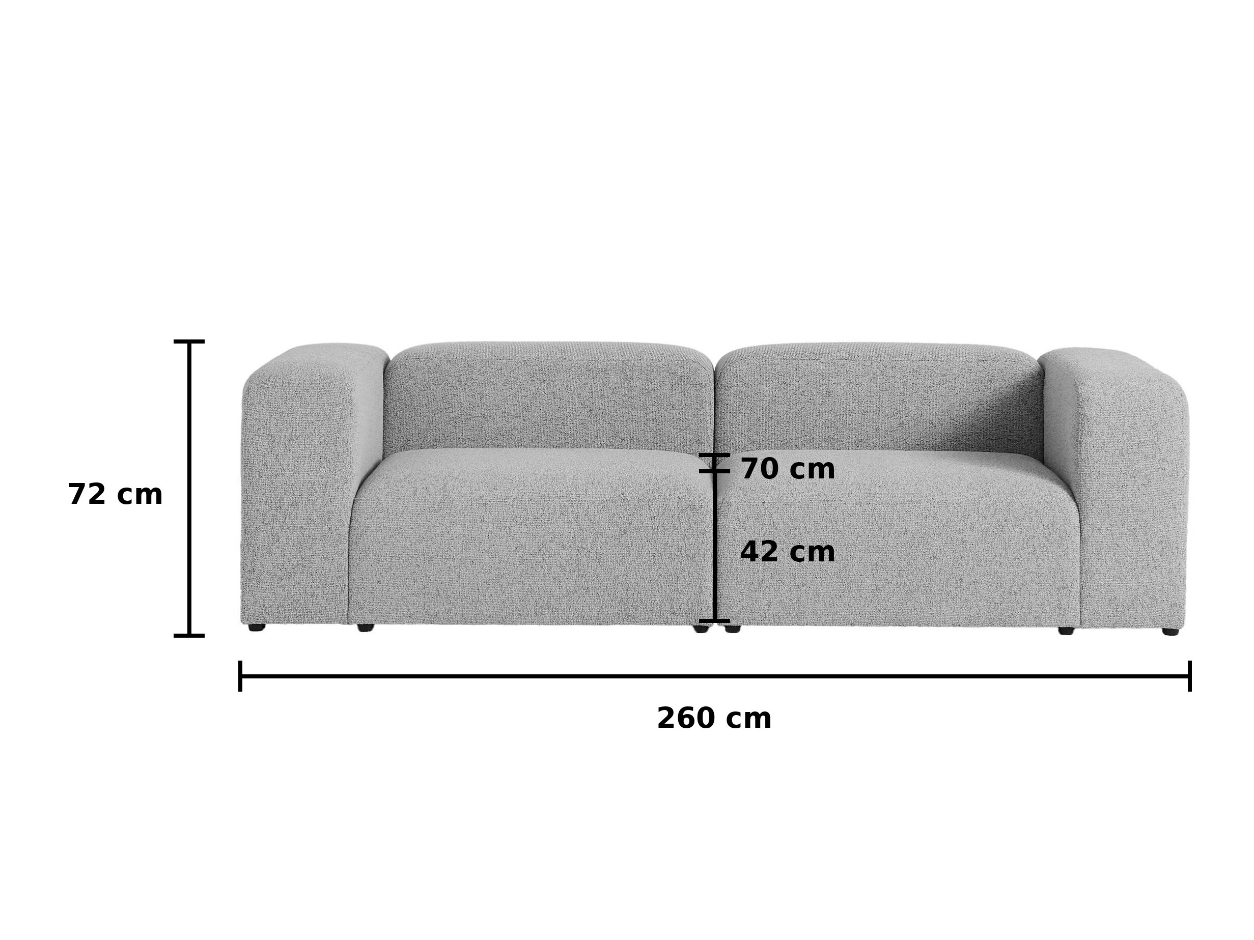 Modularan kauč Dunmonu 102 (Sorella 34)