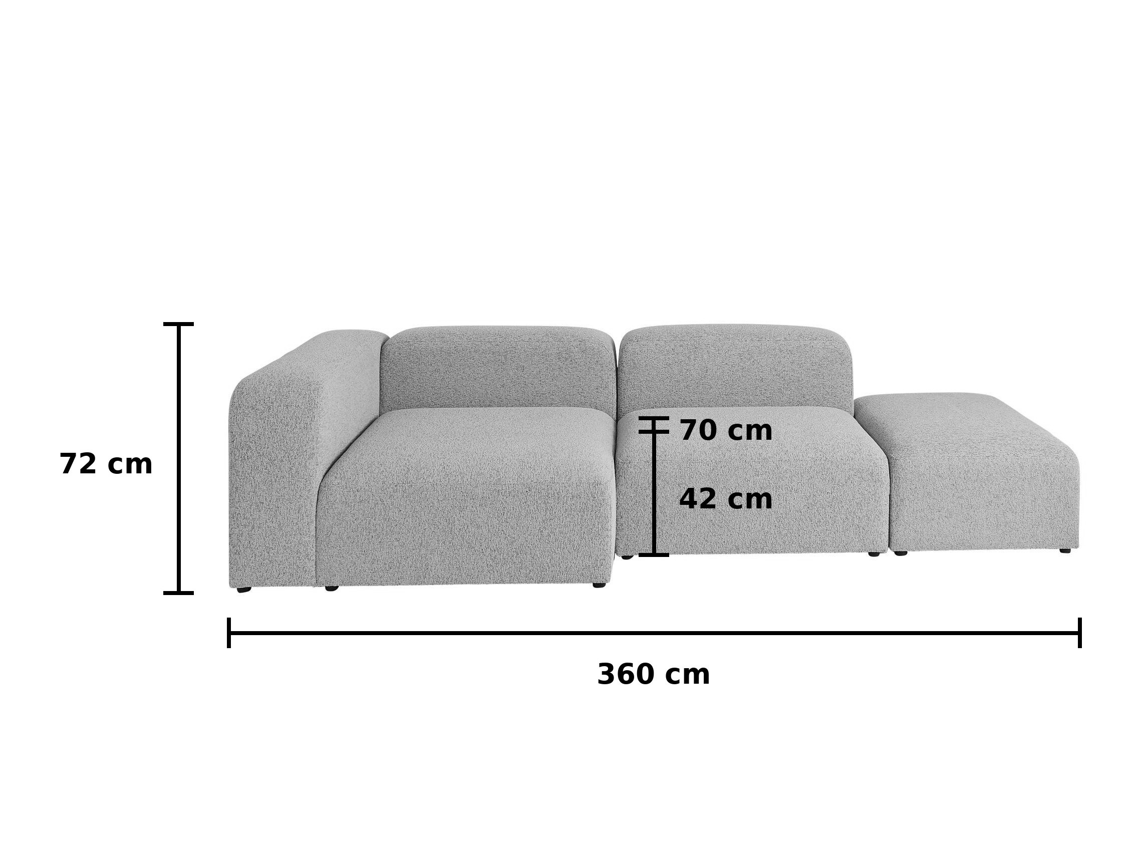 Modularna kutna garnitura Dunmonu 101 (Puente 16)