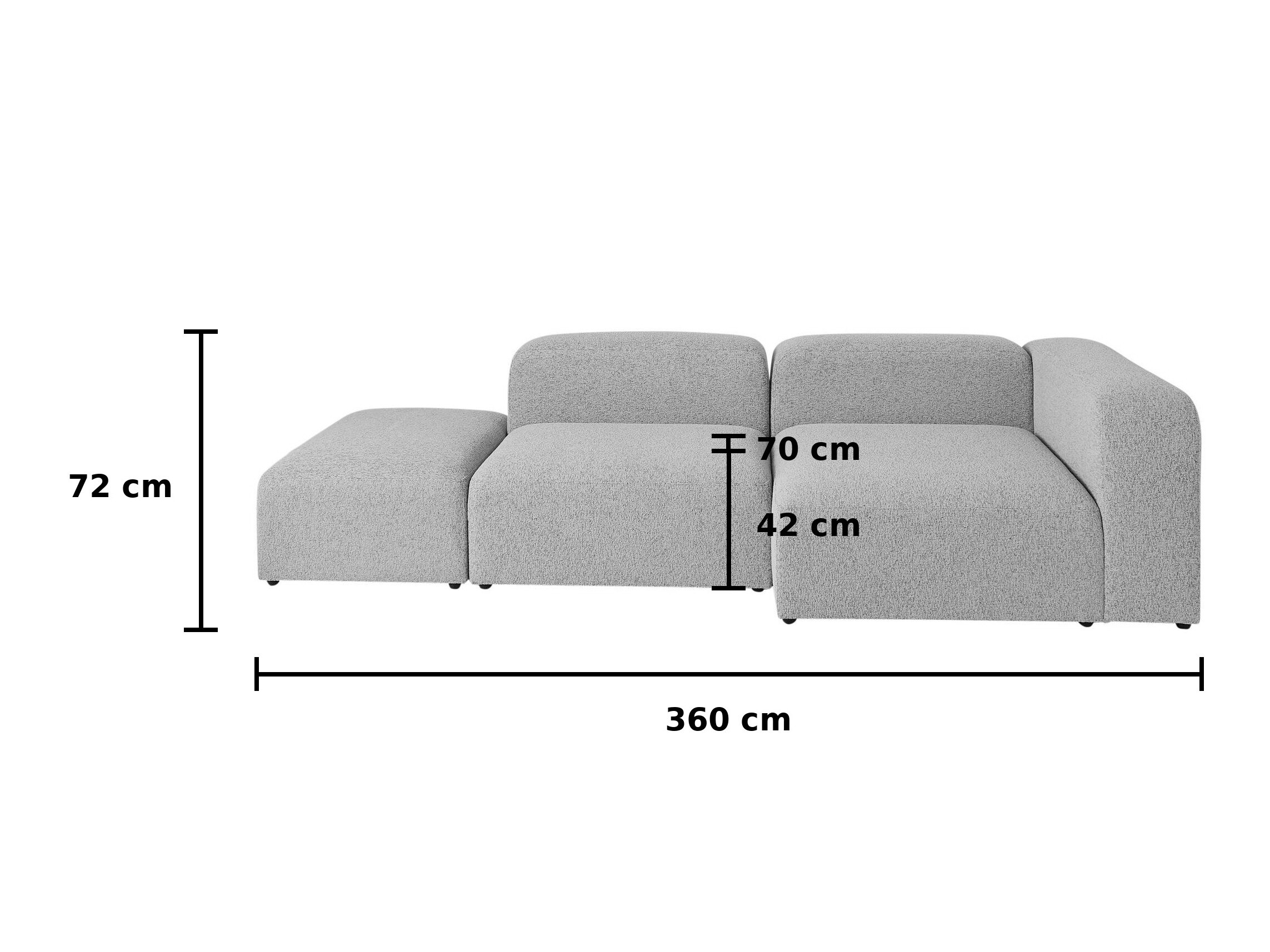 Modularna kutna garnitura Dunmonu 101 (Puente 16)