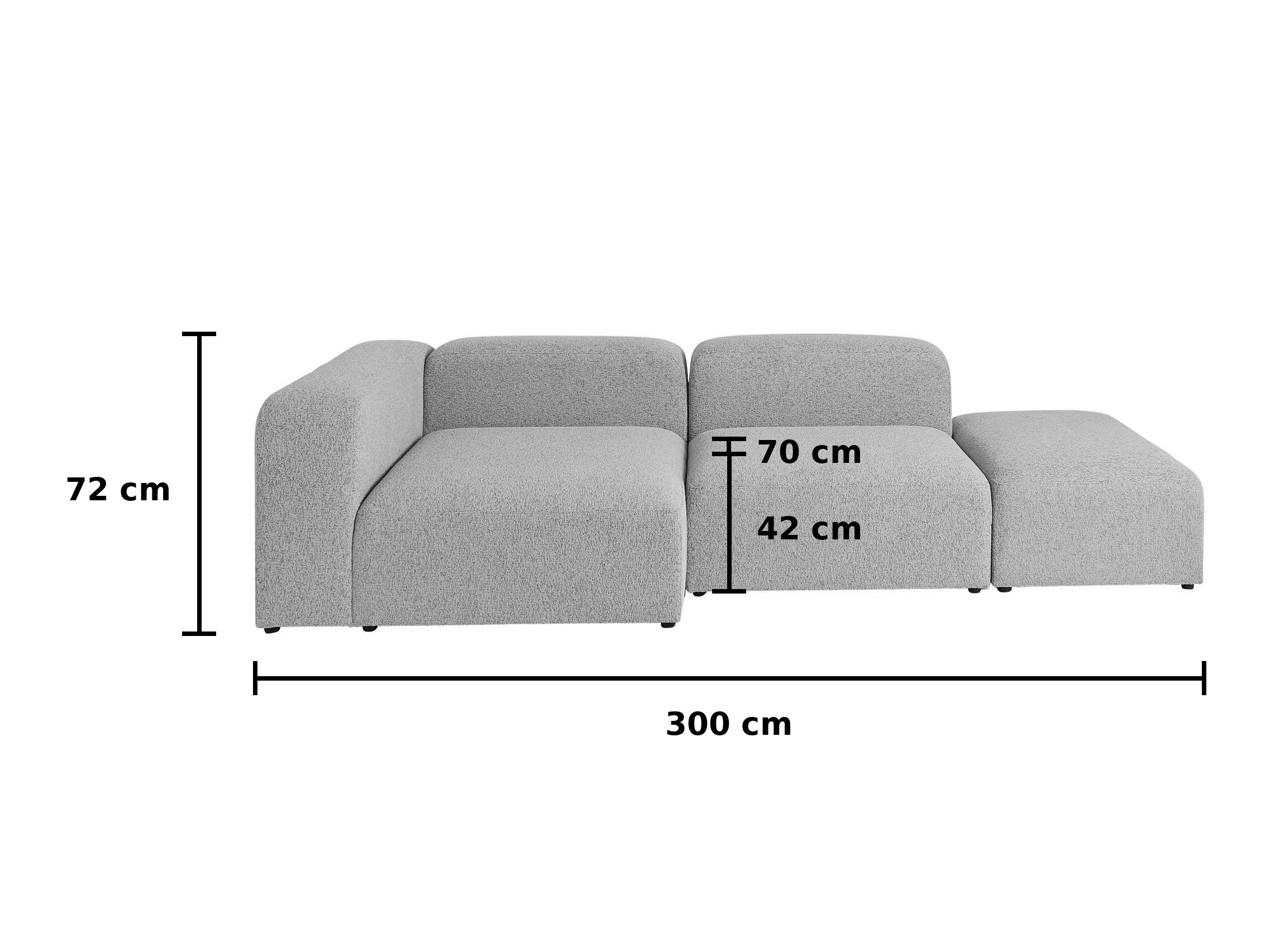 Modularna kutna garnitura Dunmonu 101 (Puente 52)