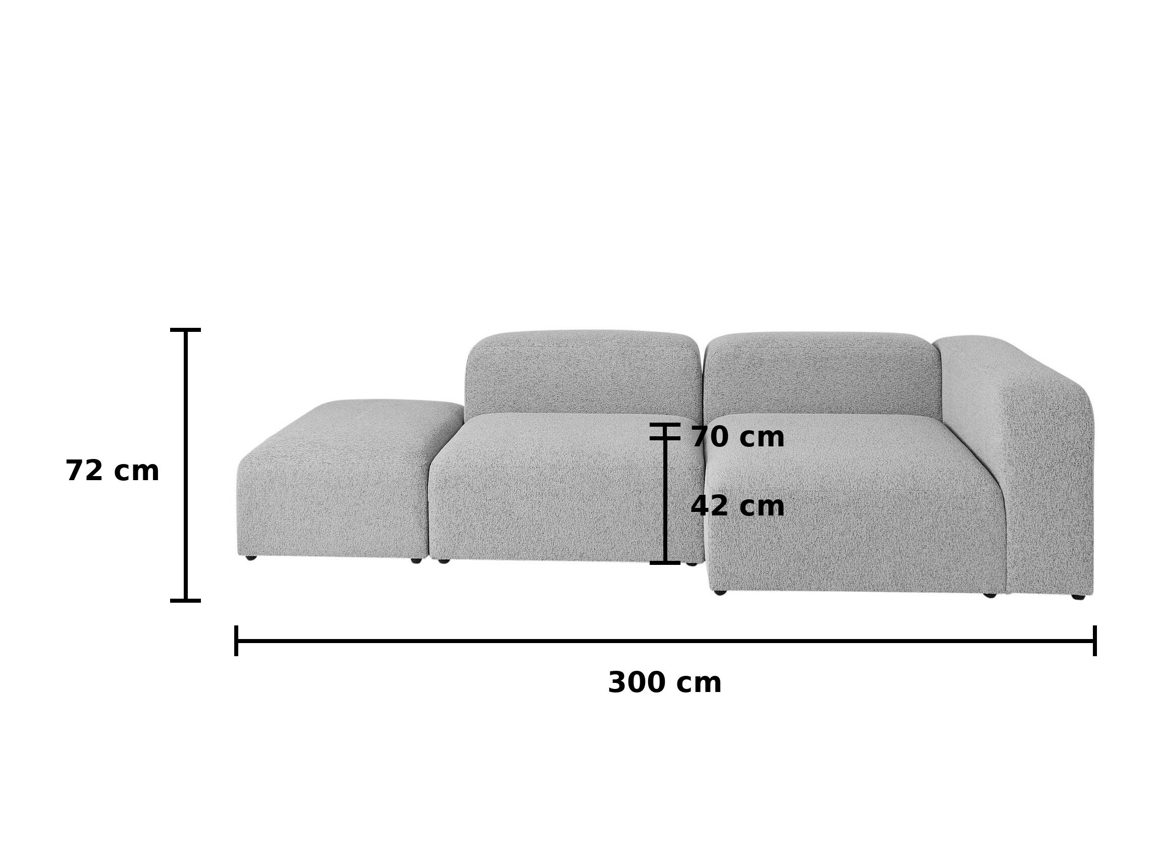 Modularna kutna garnitura Dunmonu 101 (Puente 52)