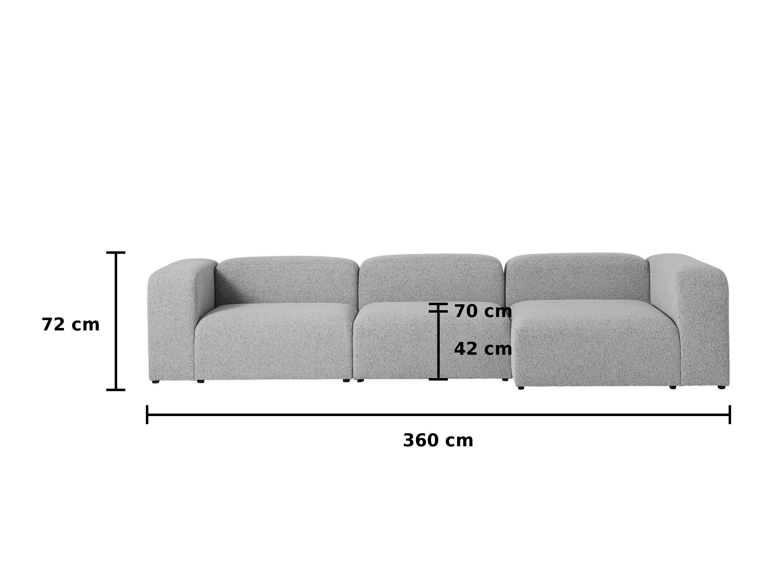 Modularna kutna garnitura Dunmonu 103 (Sorella 34)