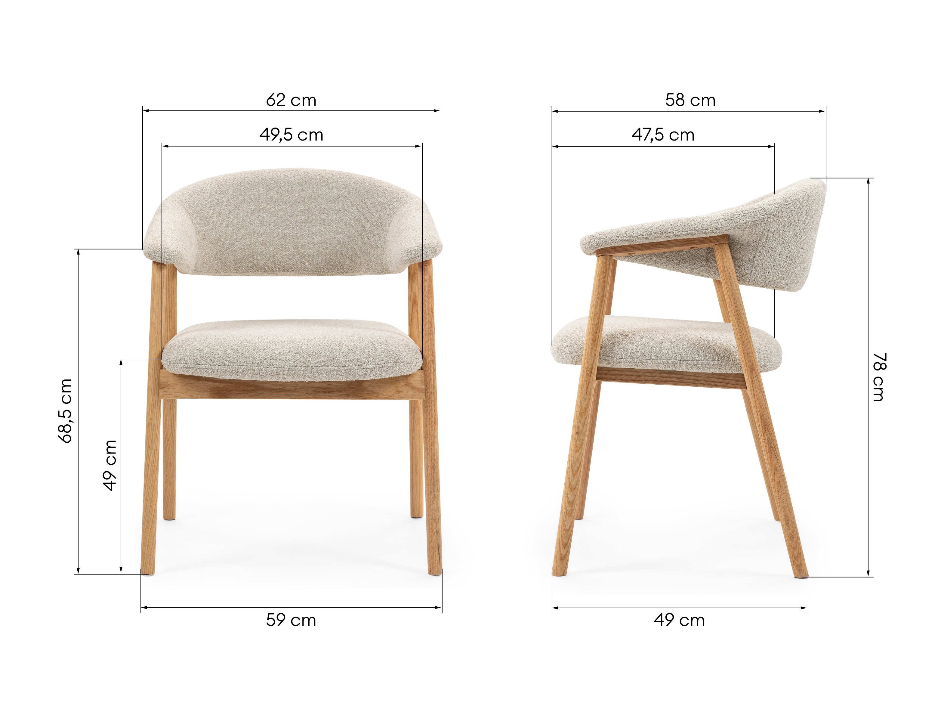 Stolica SC11059 s oštećenim pakiranjem