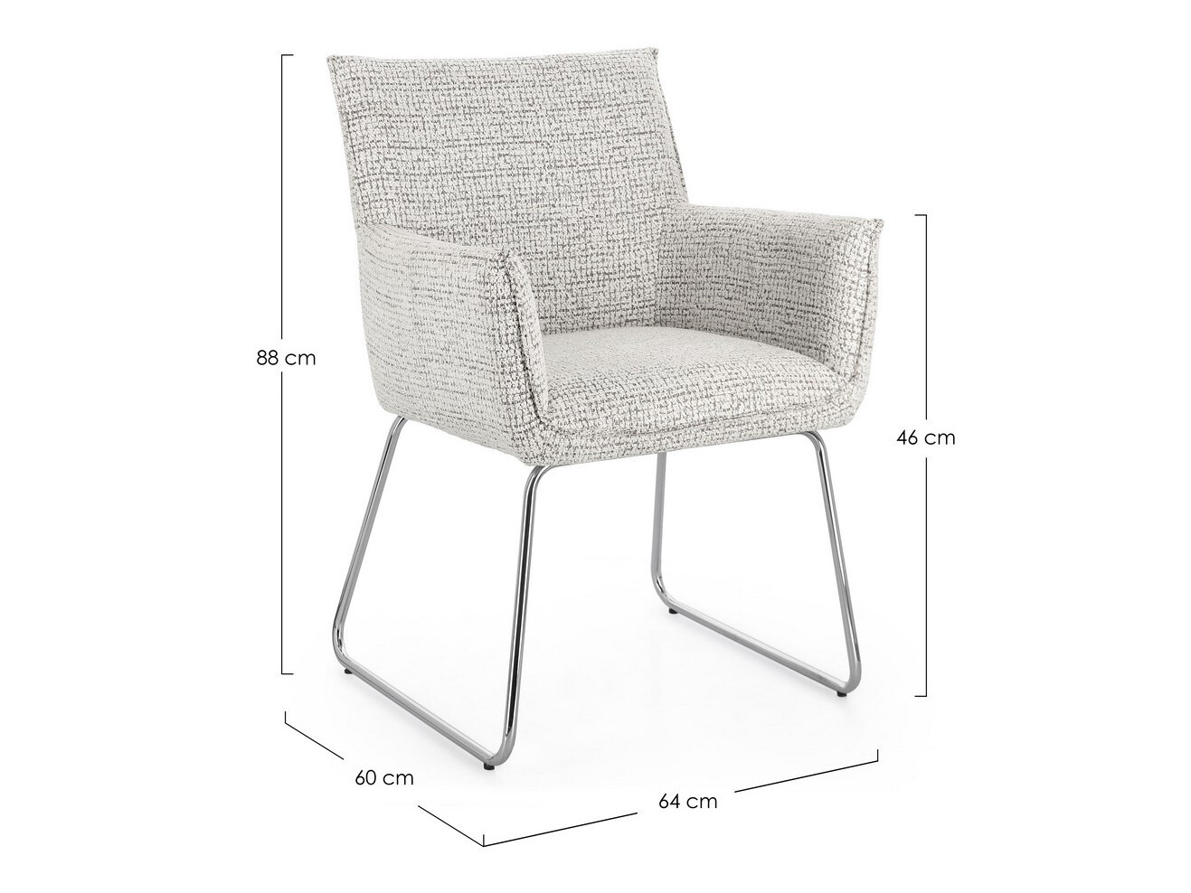 Stolica Keizer 160 (Svijetlo siva)