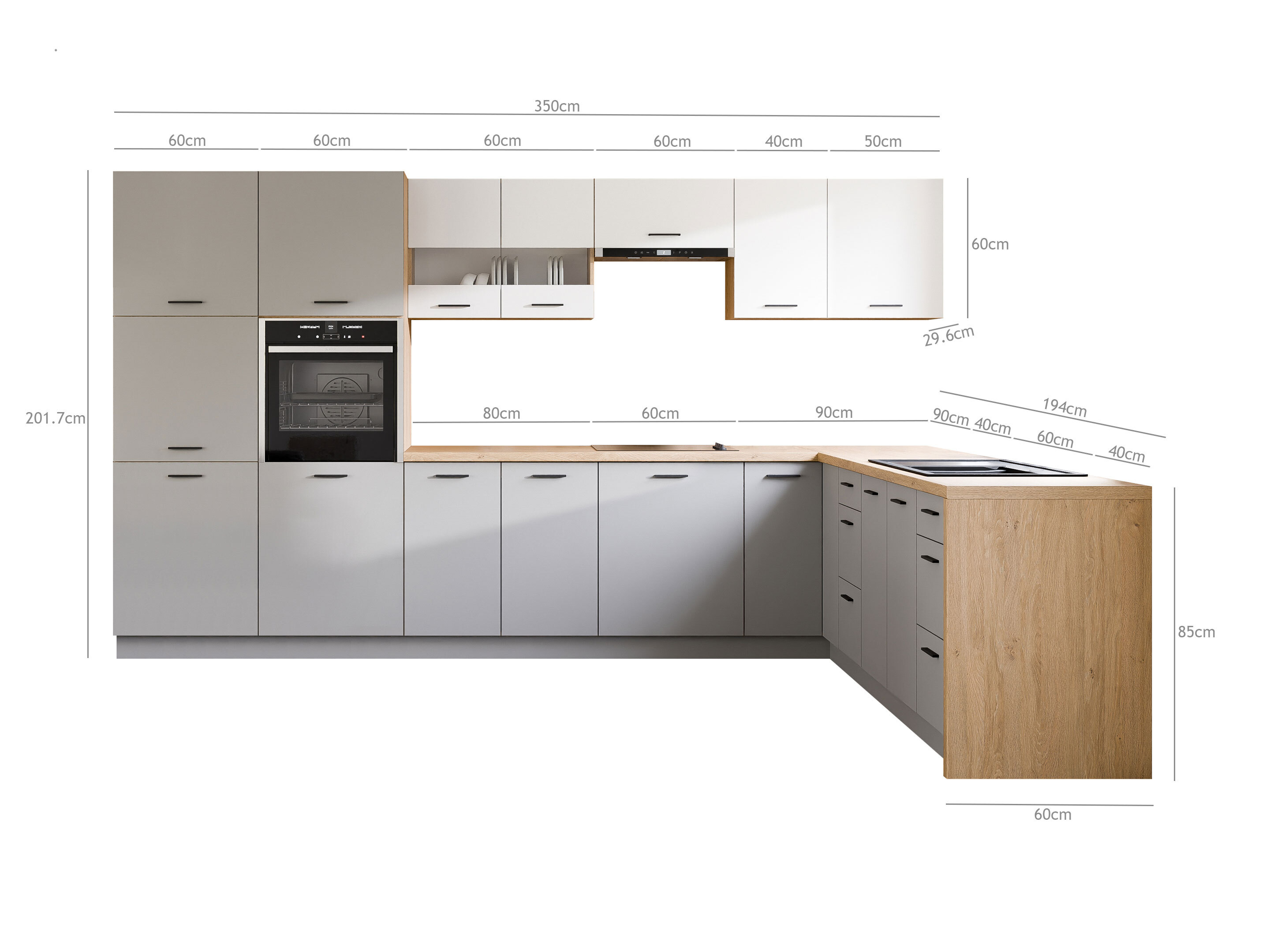 Modularan kuhinjski set Ati Artisan 130