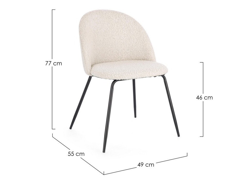 Stolica Keizer 200 (Bjelokost + Crna)