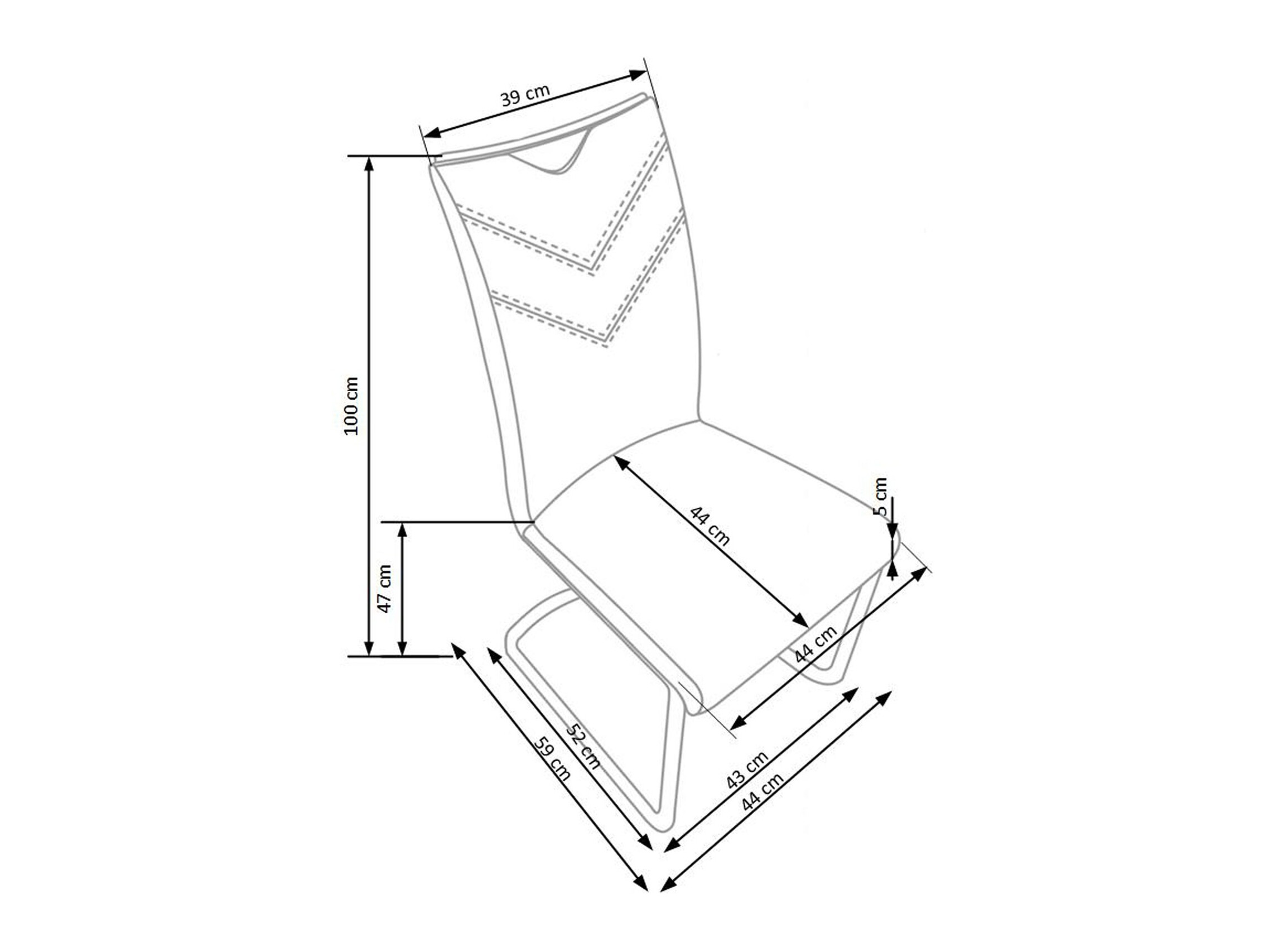 Stolica Houston 2202 (Crna)