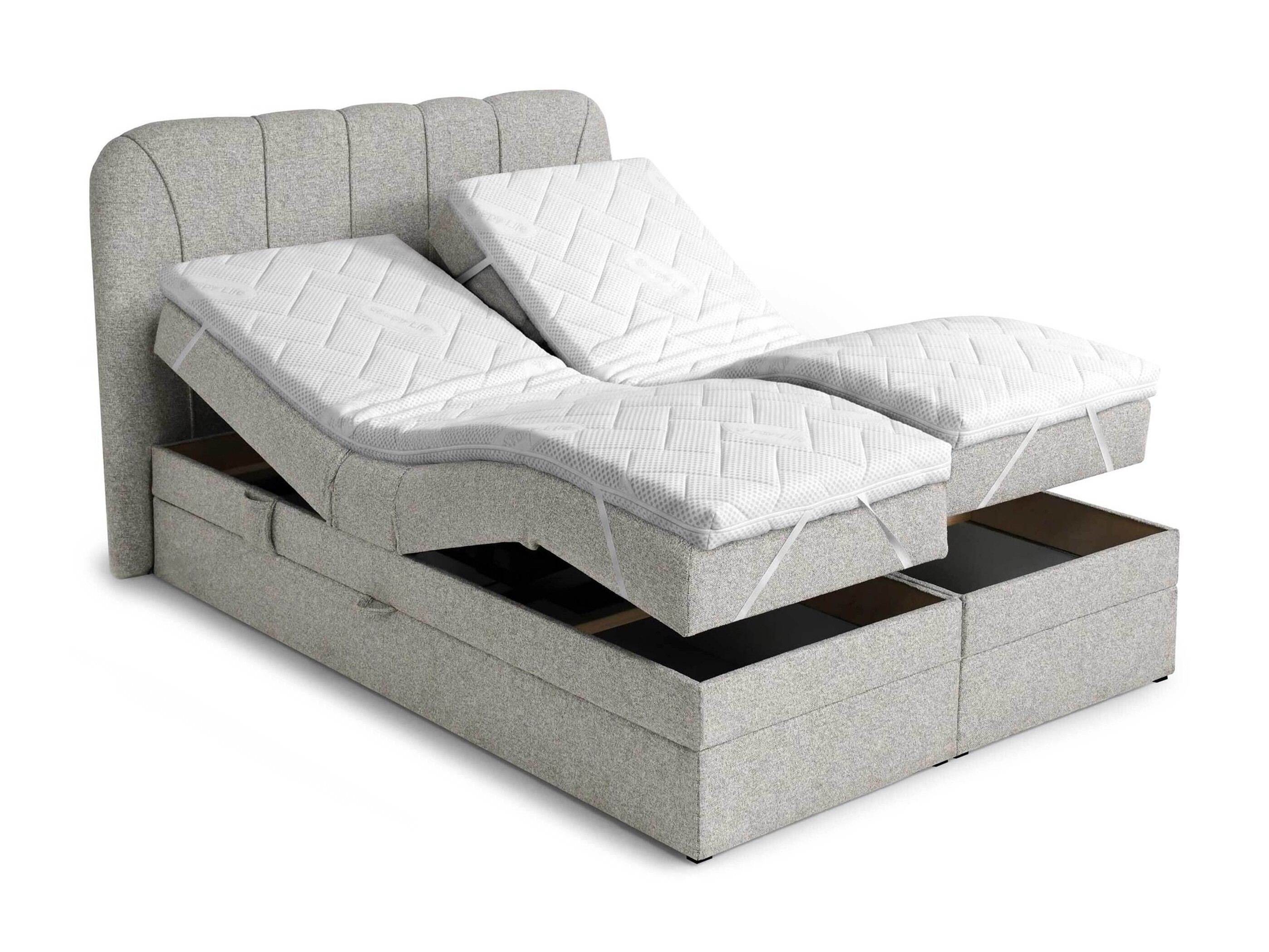 Boxspring krevet Norman 127 (Siva)