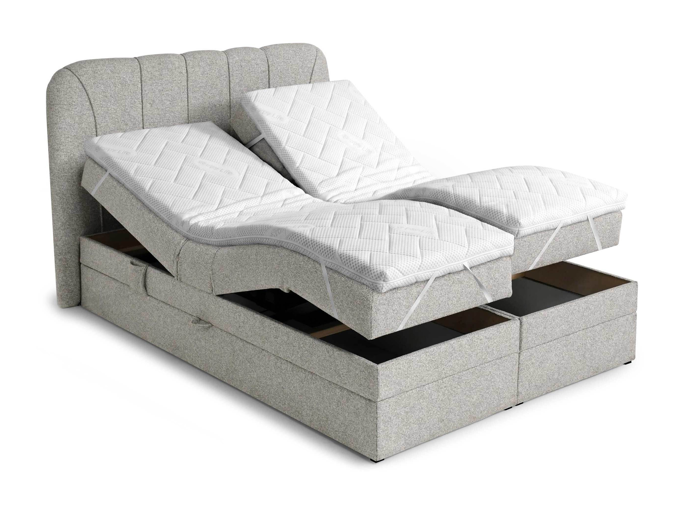 Boxspring krevet Norman 127 (Smeđesiva)