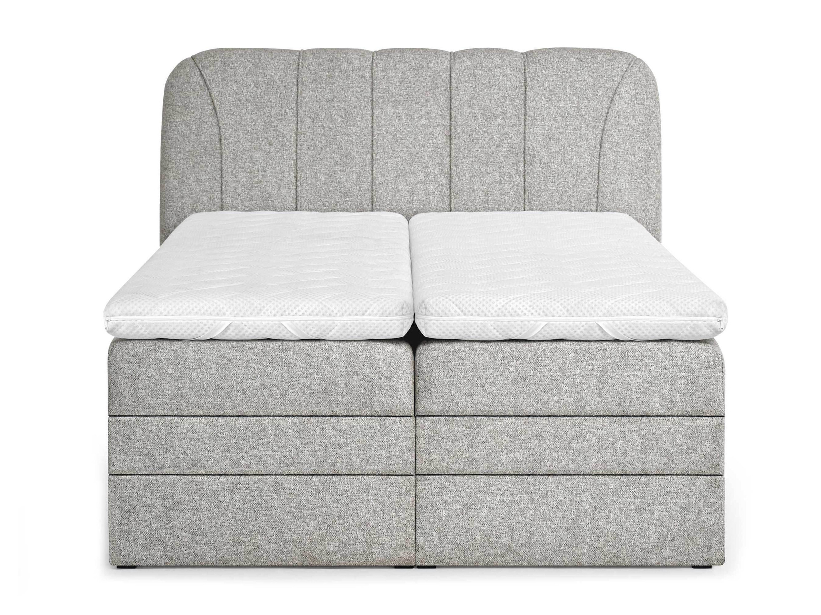 Boxspring krevet Norman 127 (Smeđesiva)